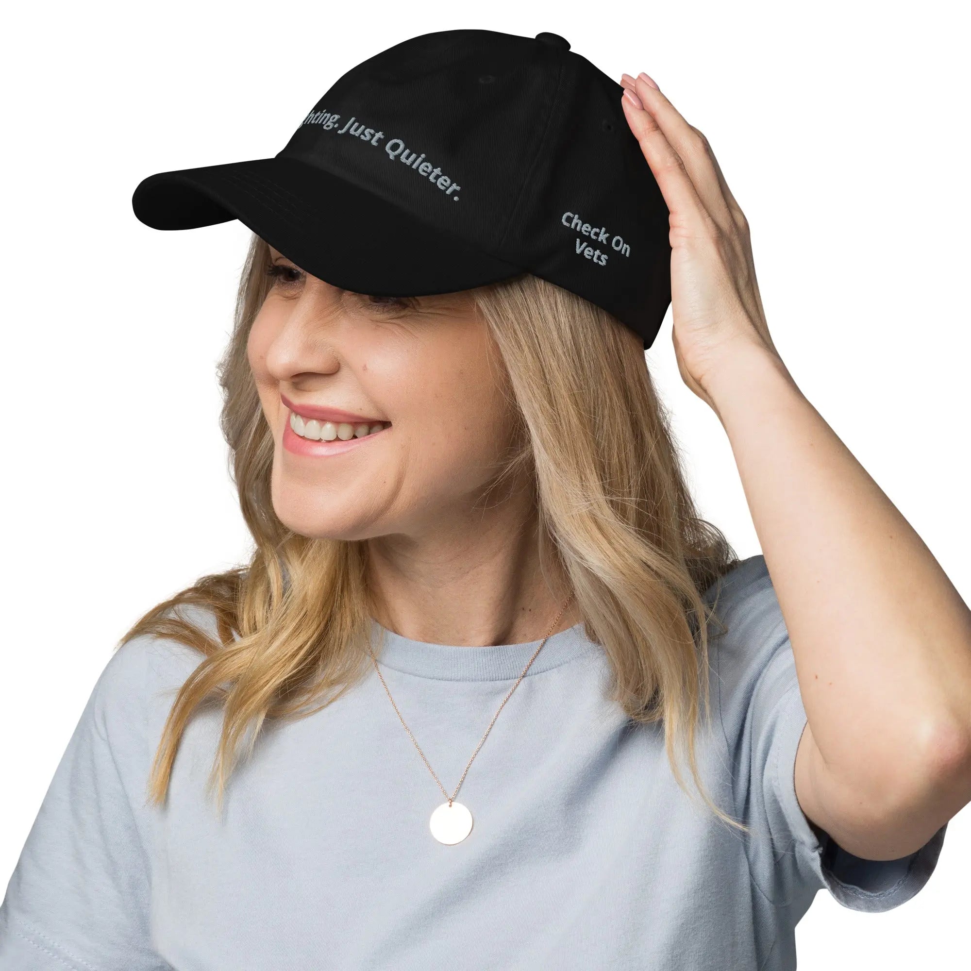 Still Fighting. Just Quieter. - Veterans Mental Health Awareness Dad Hat TENWRA™