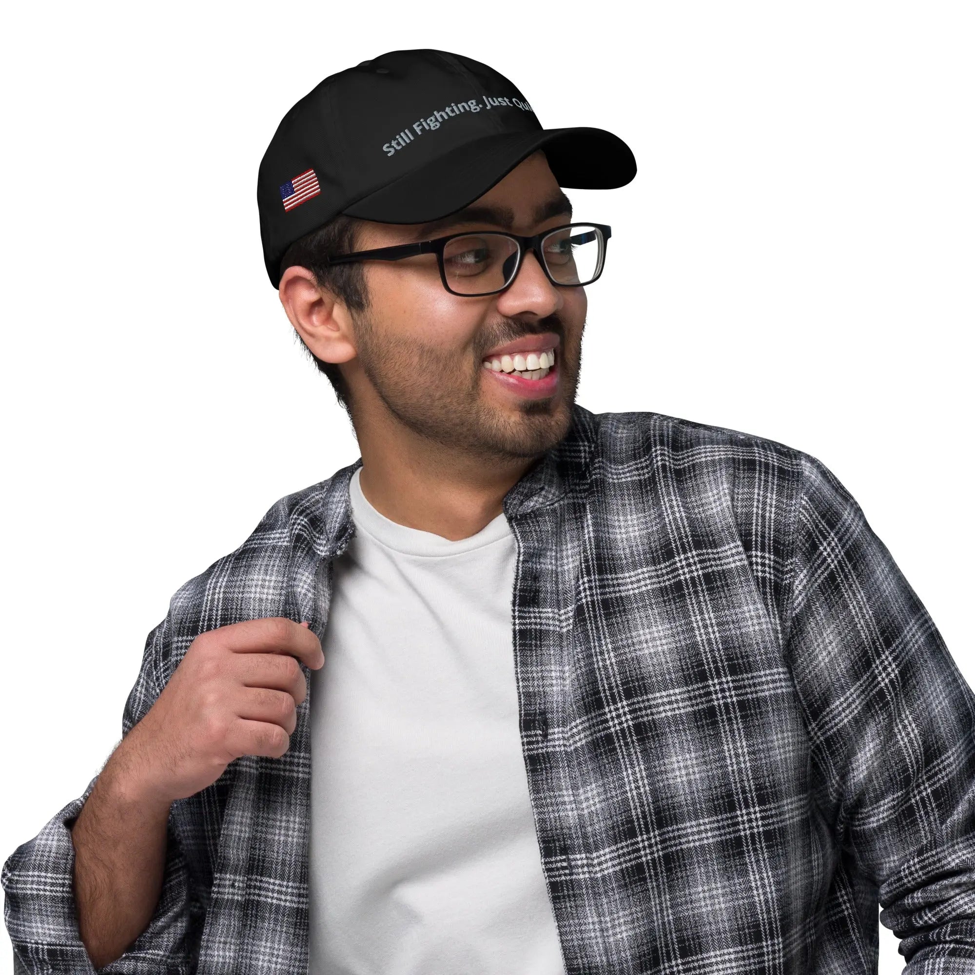 Still Fighting. Just Quieter. - Veterans Mental Health Awareness Dad Hat TENWRA™
