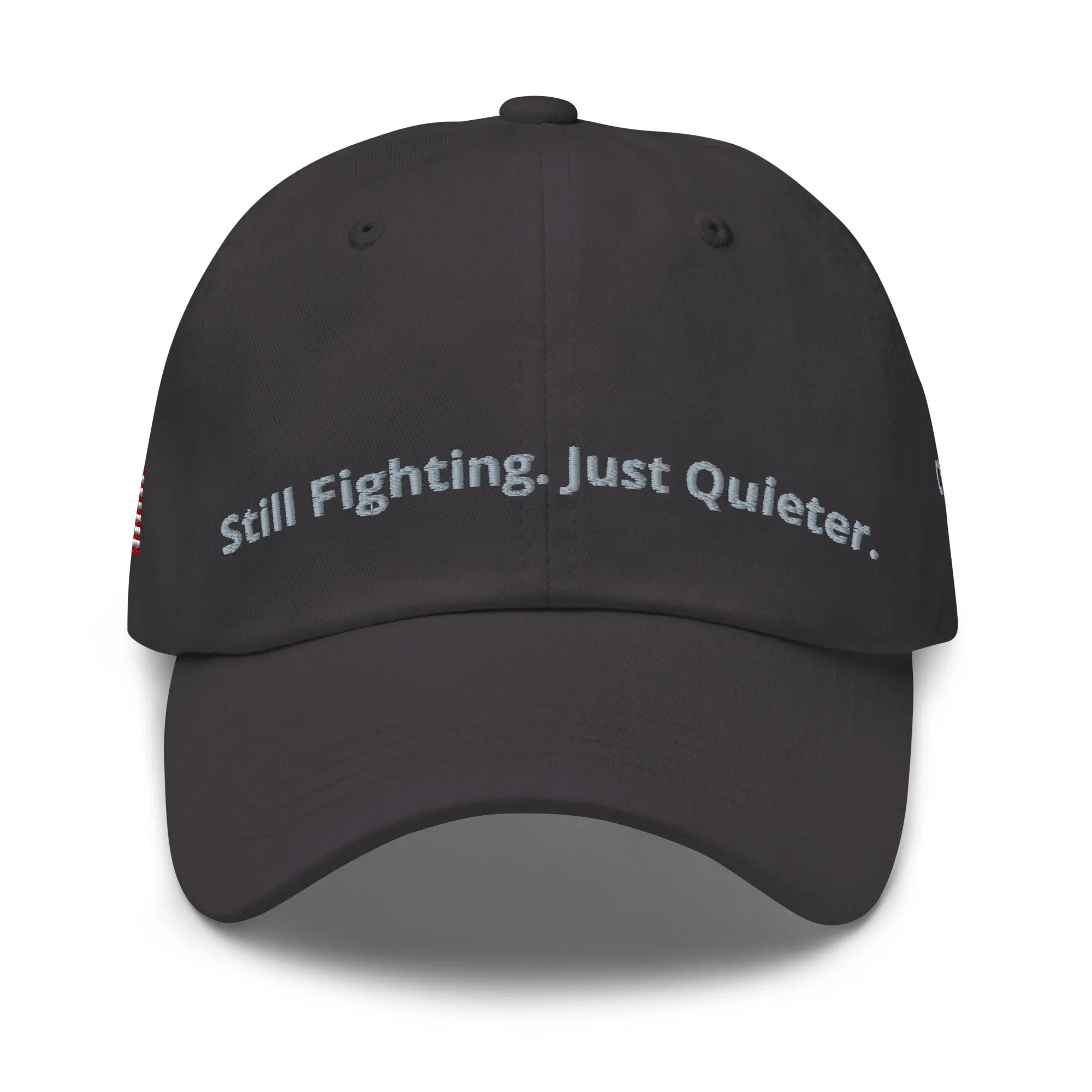 Still Fighting. Just Quieter. - Veterans Mental Health Awareness Dad Hat TENWRA™