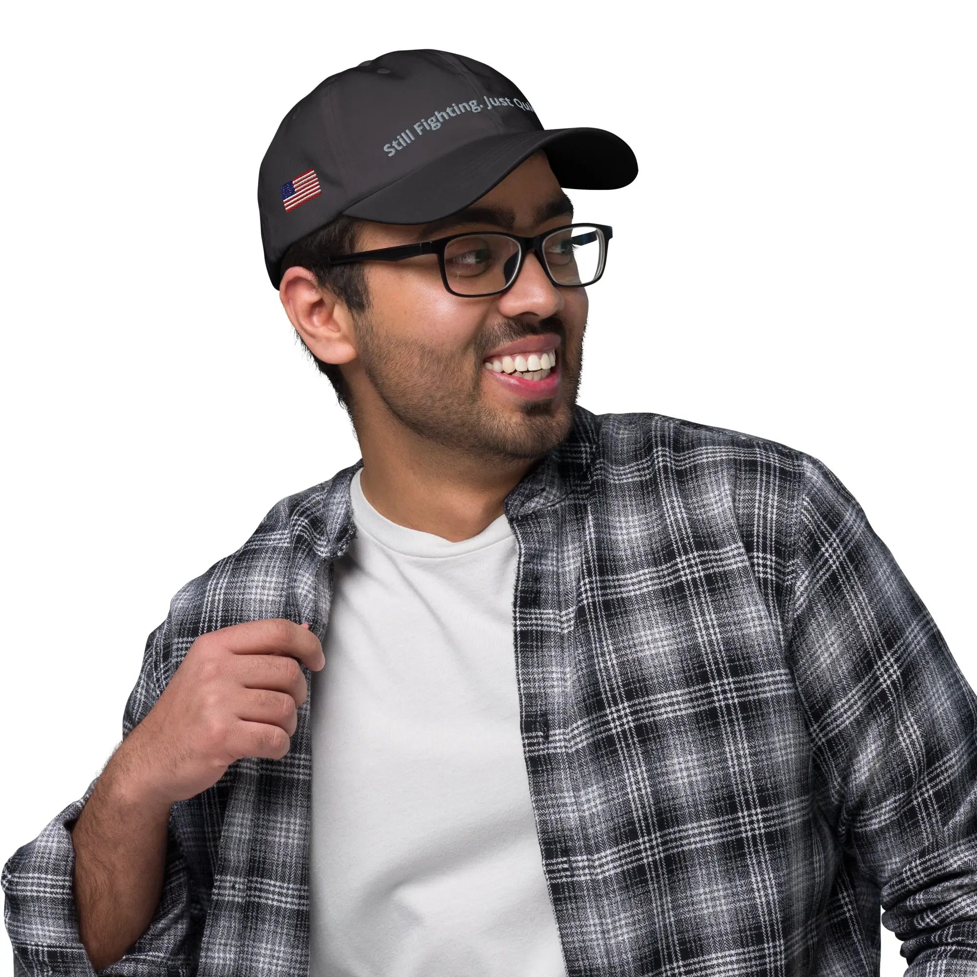 Still Fighting. Just Quieter. - Veterans Mental Health Awareness Dad Hat TENWRA™