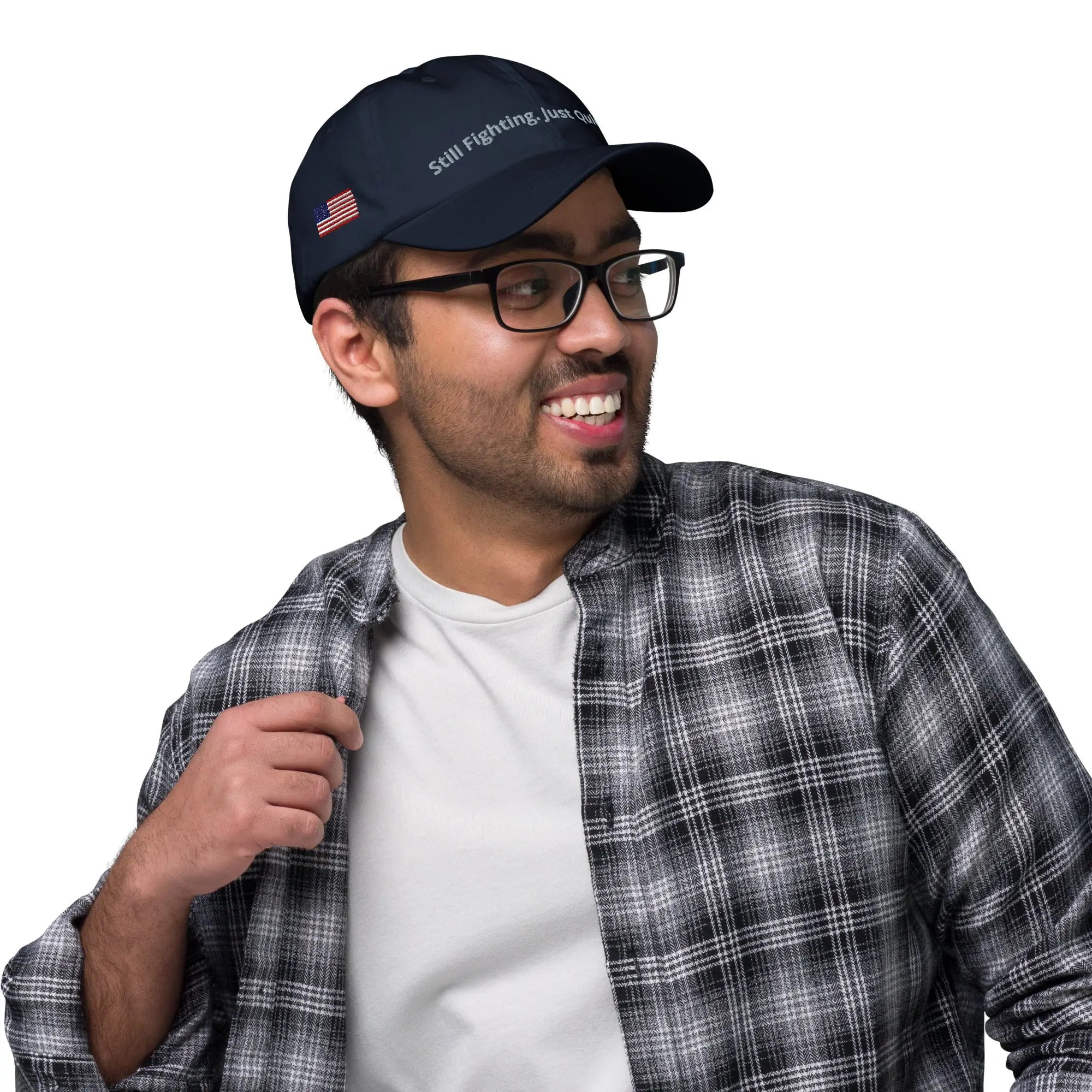Still Fighting. Just Quieter. - Veterans Mental Health Awareness Dad Hat TENWRA™