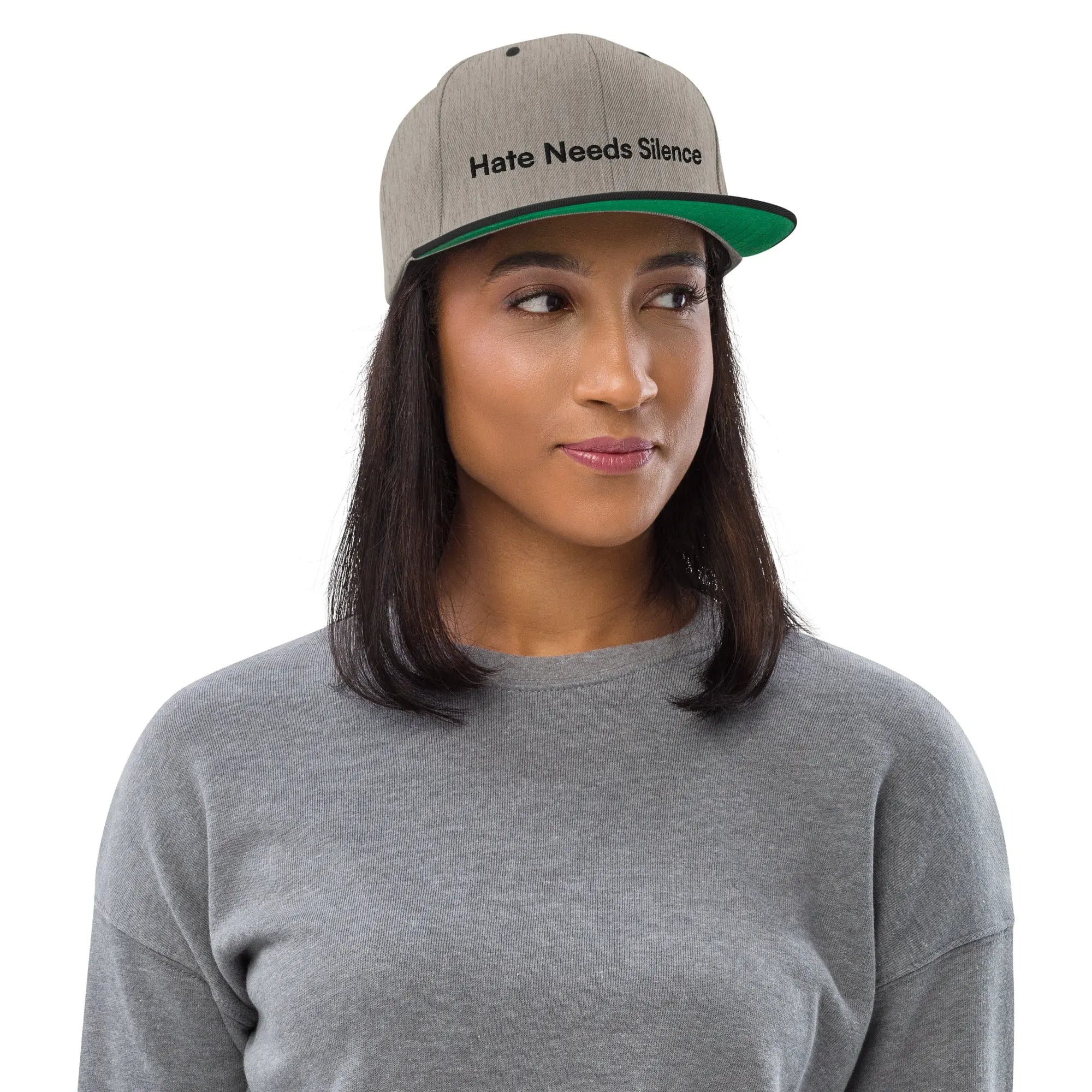 Hate Needs Silence - Together Against Hate Snapback Hat TENWRA™