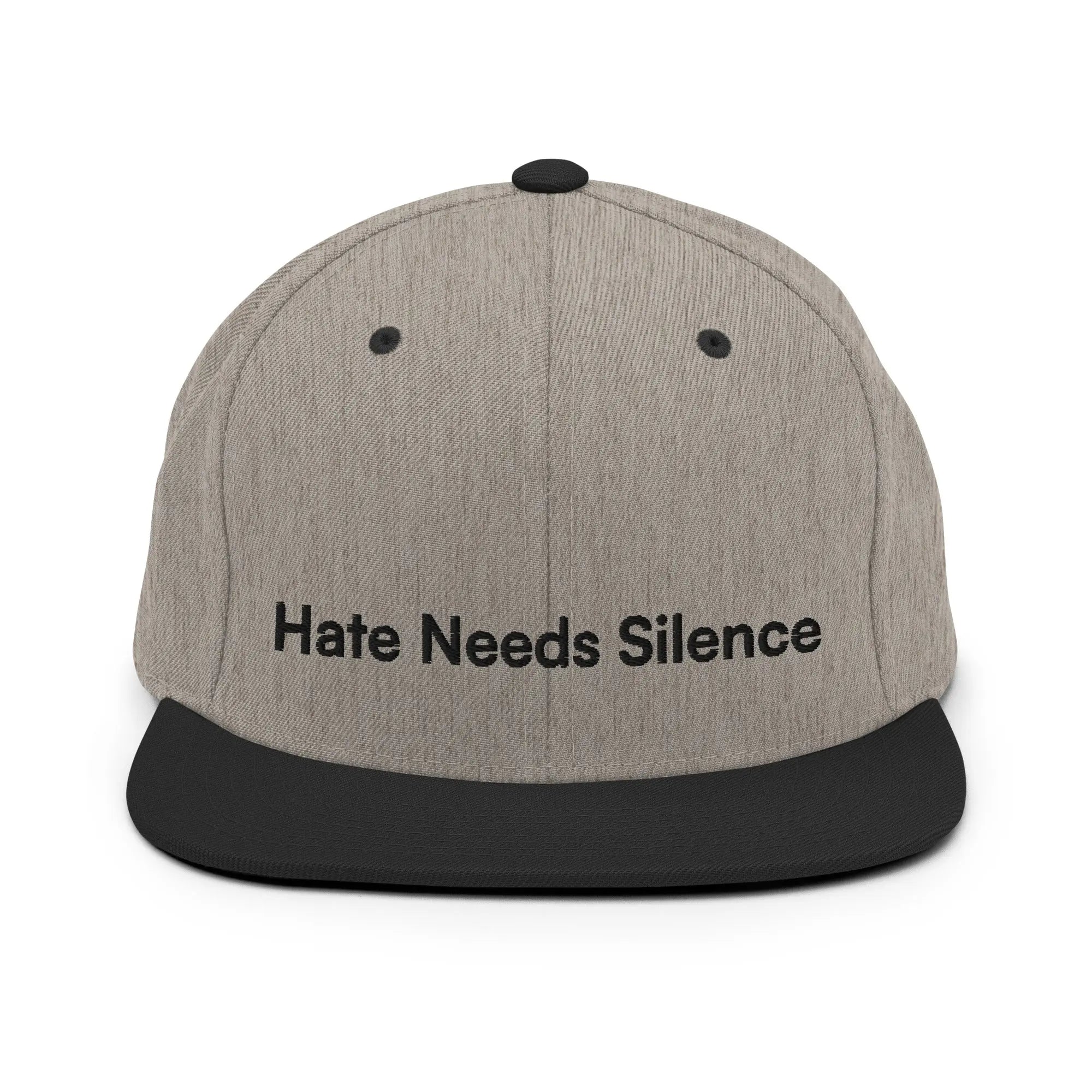 Hate Needs Silence - Together Against Hate Snapback Hat TENWRA™
