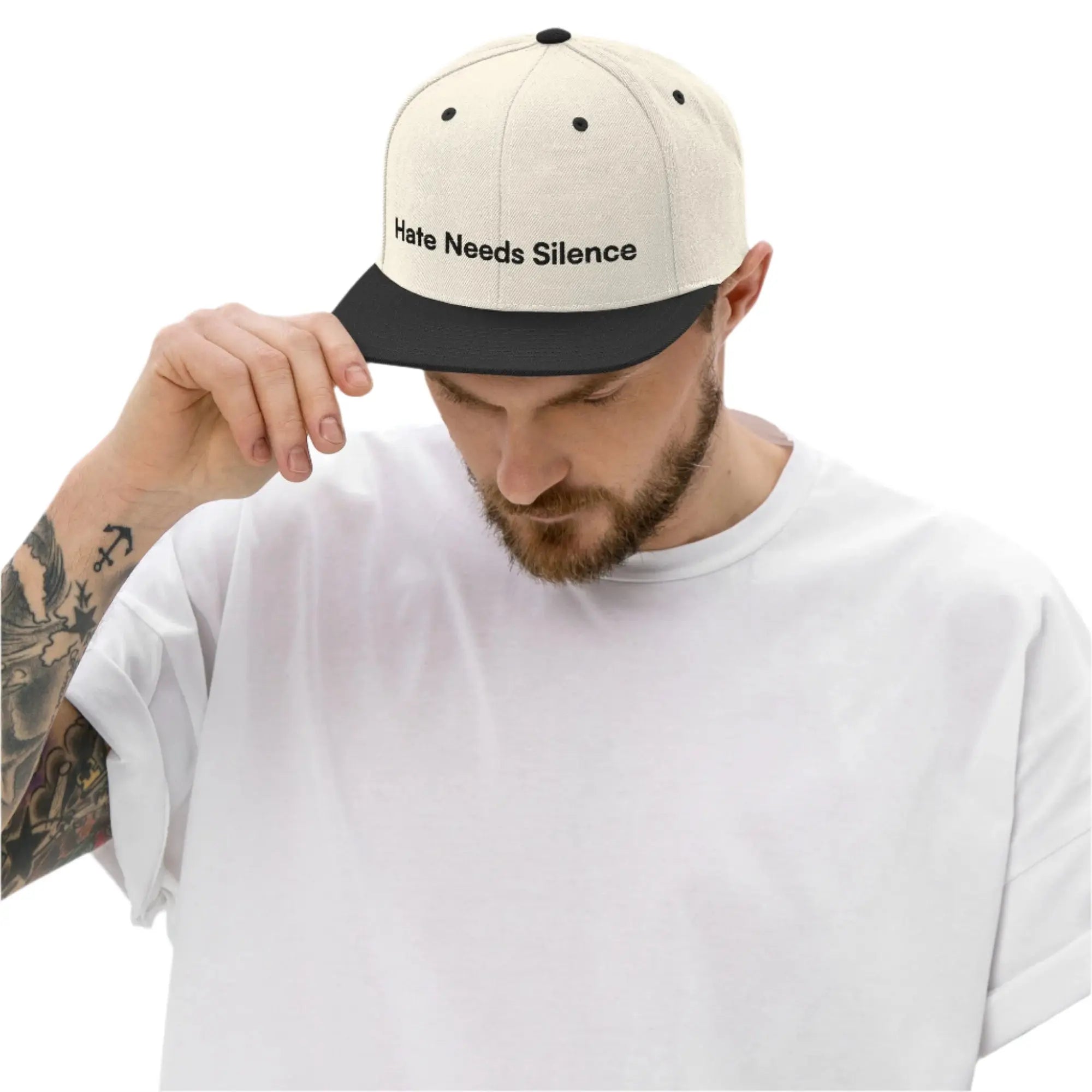 Hate Needs Silence - Together Against Hate Snapback Hat TENWRA™