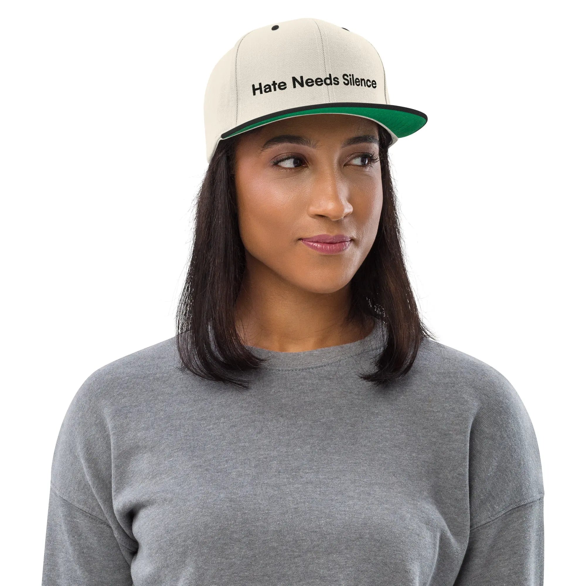 Hate Needs Silence - Together Against Hate Snapback Hat TENWRA™