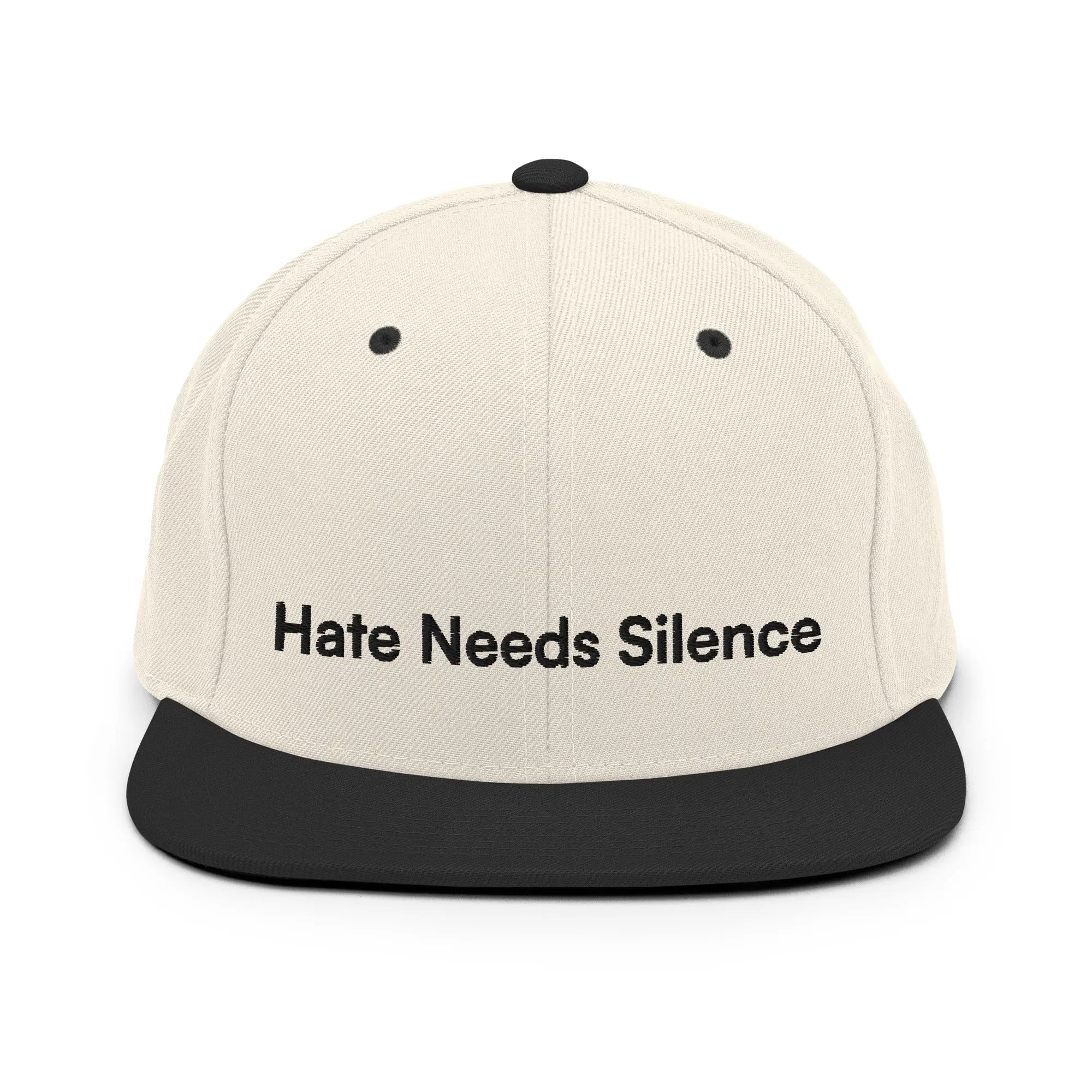 Hate Needs Silence - Together Against Hate Snapback Hat TENWRA™