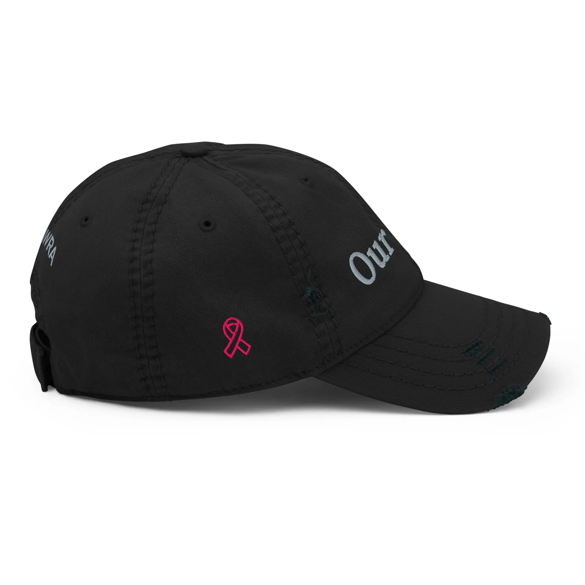 Our Fight - Breast Cancer Awareness Distressed Dad Hat TENWRA™