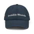 Invisible Wounds - Veterans Mental Health Awareness Distressed Dad Hat TENWRA™