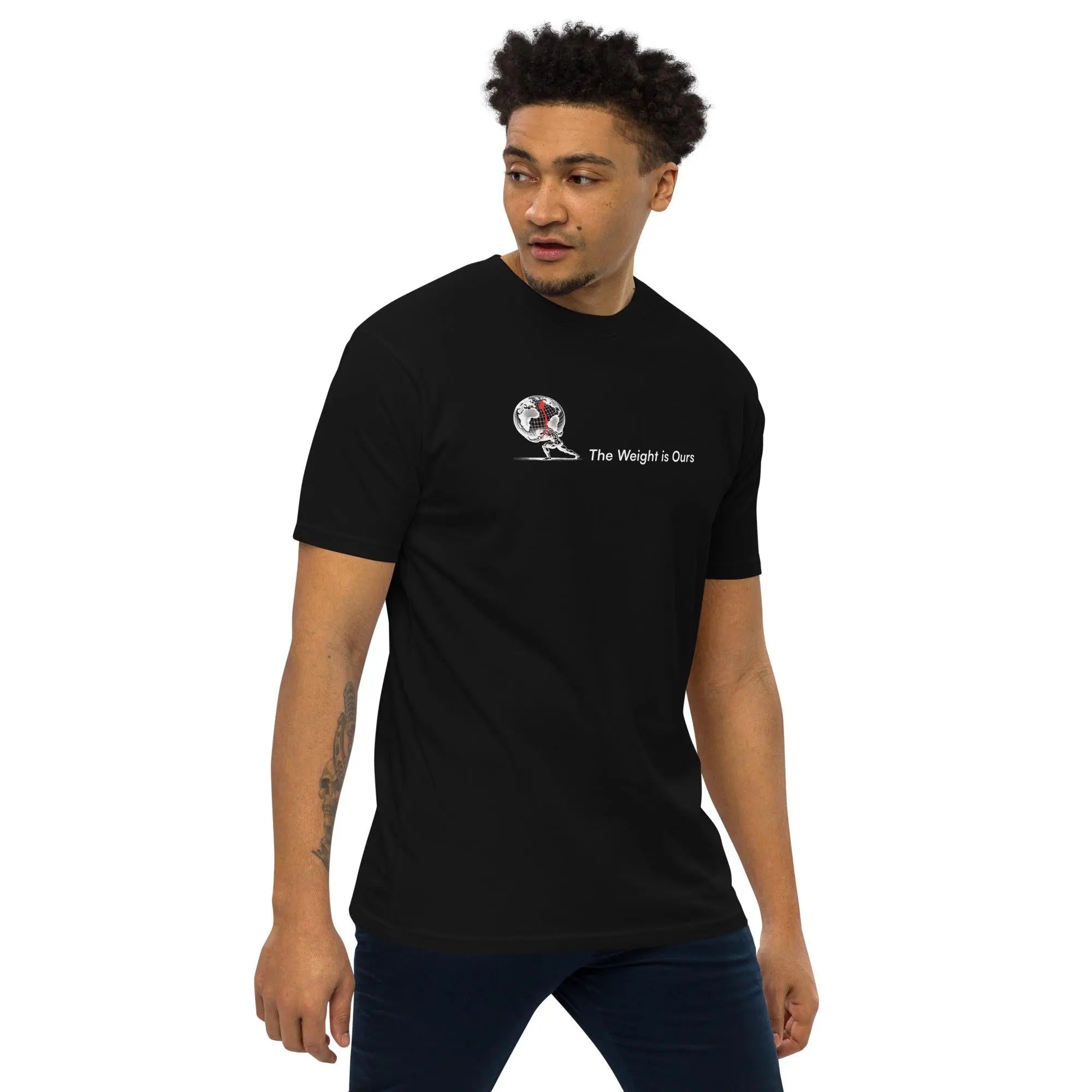The Weight is Ours  TENWRA T-Shirt | Motivational, Mental Health Awareness, Inspirational Cause-Driven Streetwear Etsy