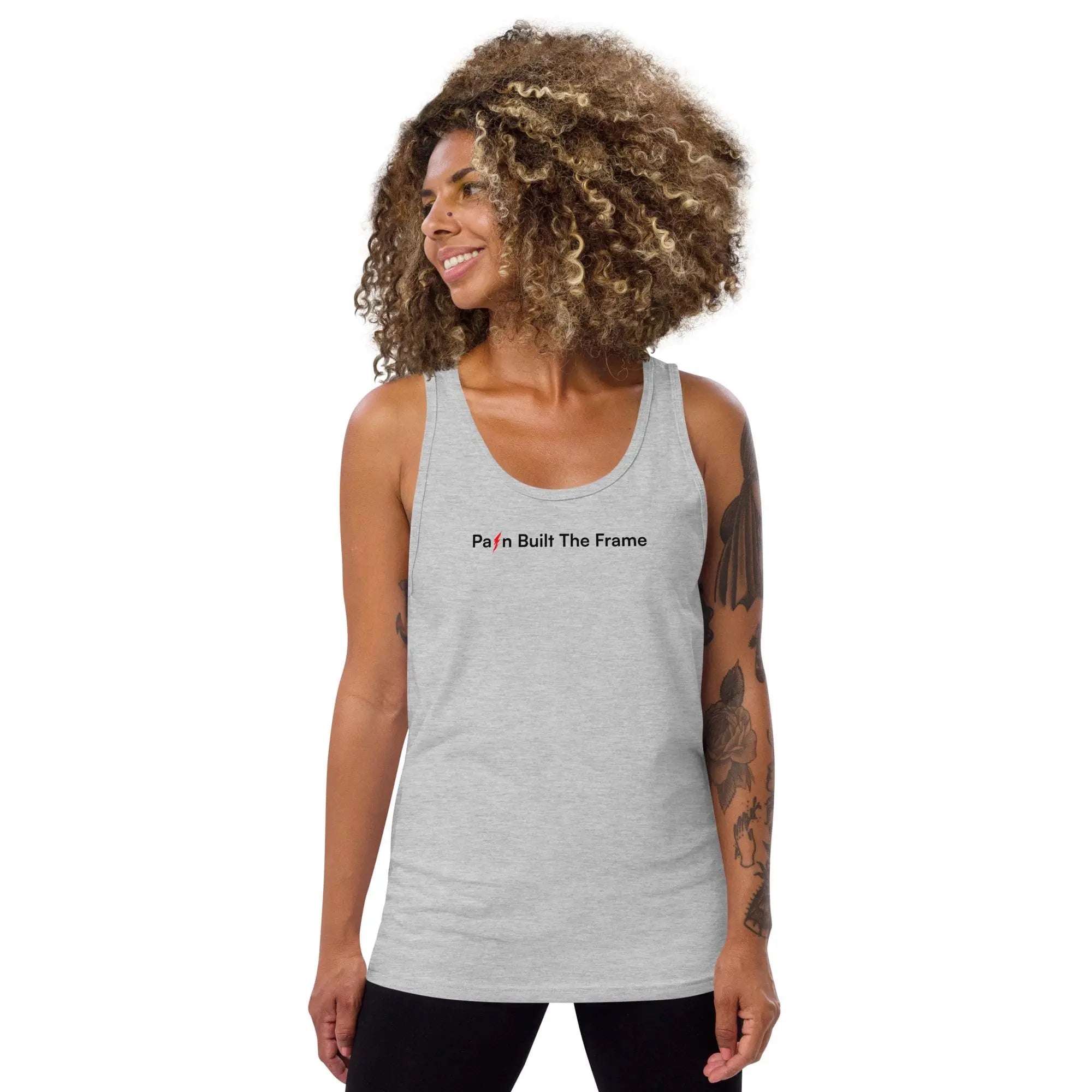 Pain Built This Frame  TENWRA Tank Top | Motivational, Mental Health Awareness, Inspirational Cause-Driven Streetwear Etsy