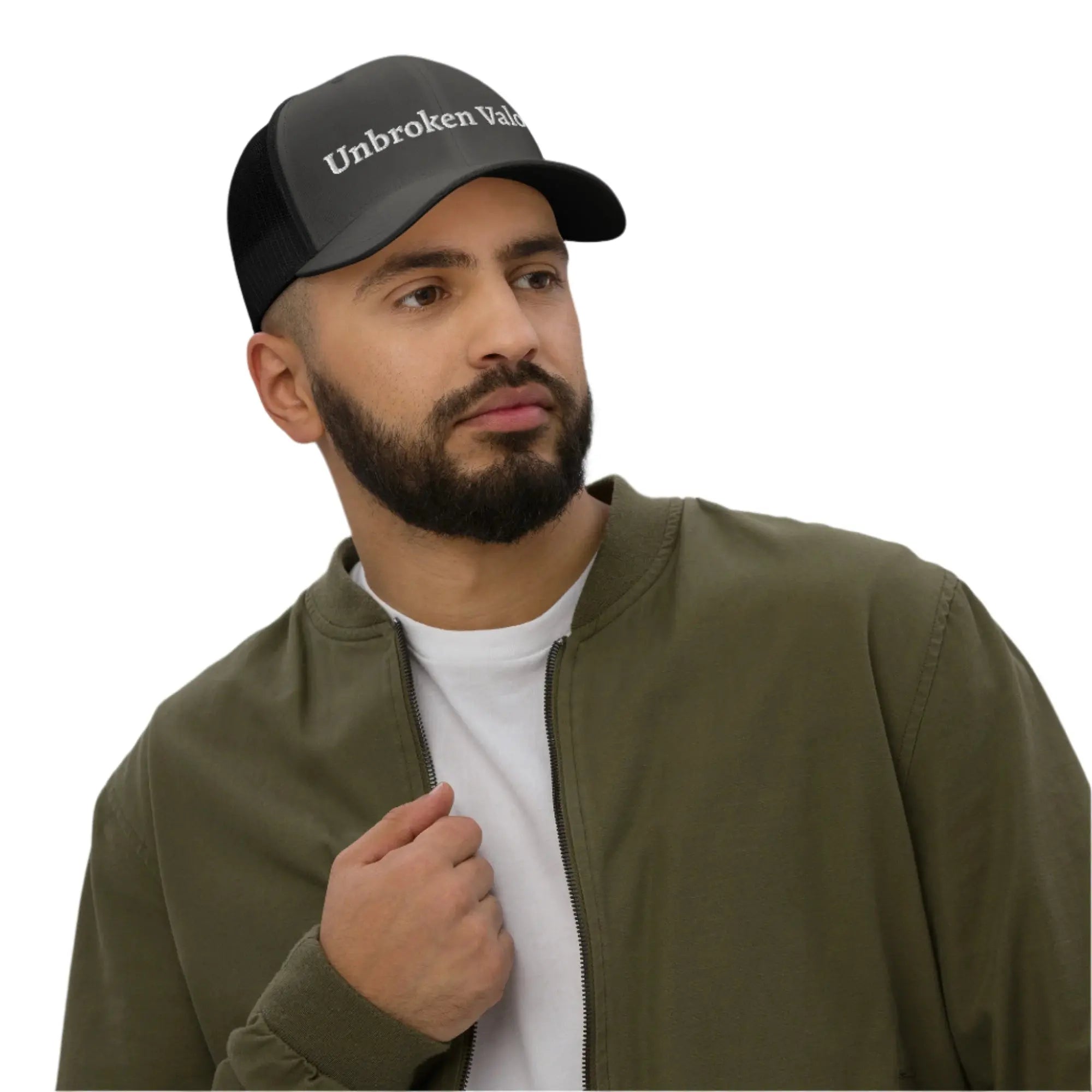 Unbroken Valor - Veterans Mental Health Awareness Trucker Hat TENWRA™