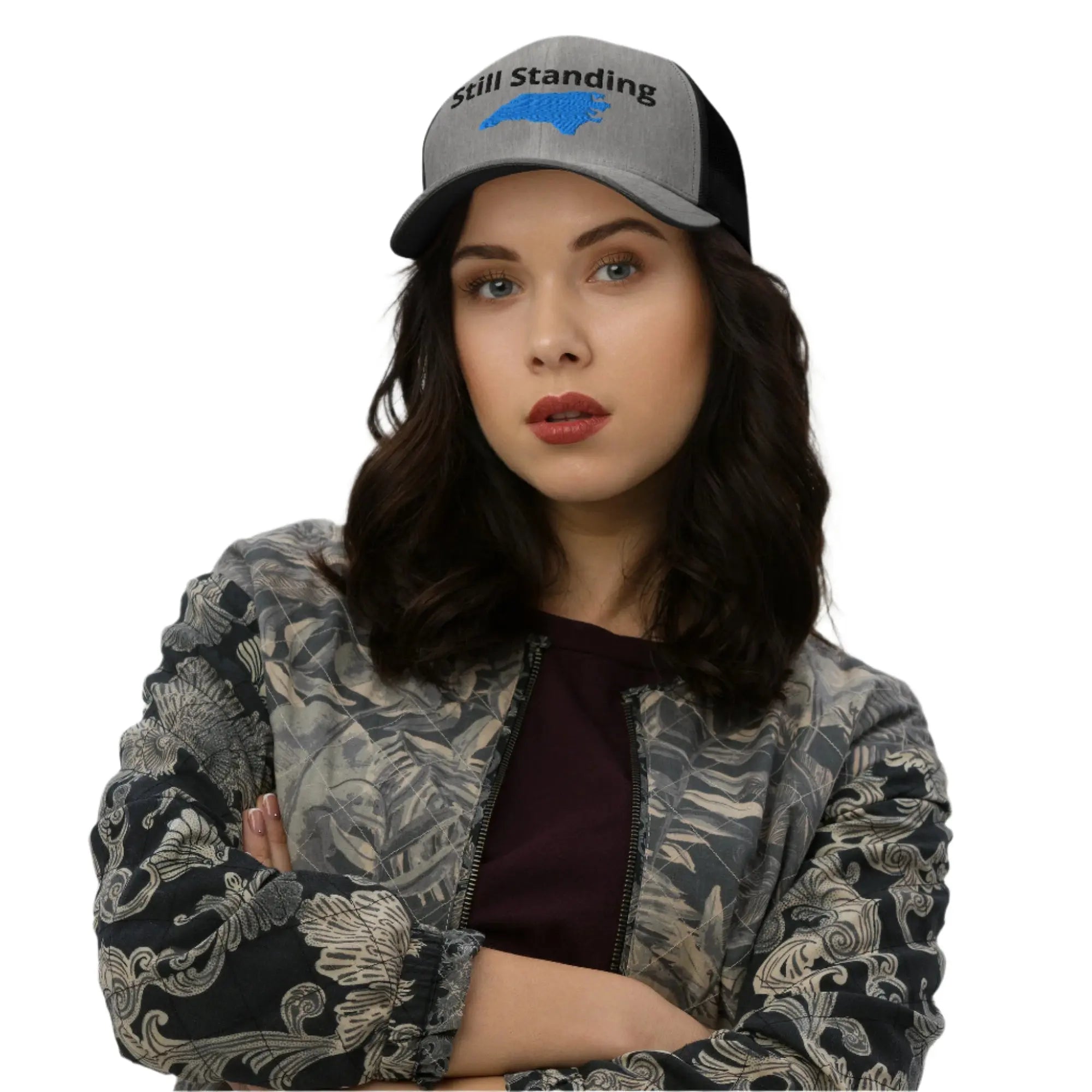 Still Standing - Hurricane Helene Natural Disaster Relief Trucker Hat TENWRA™