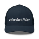 Unbroken Valor - Veterans Mental Health Awareness Trucker Hat TENWRA™