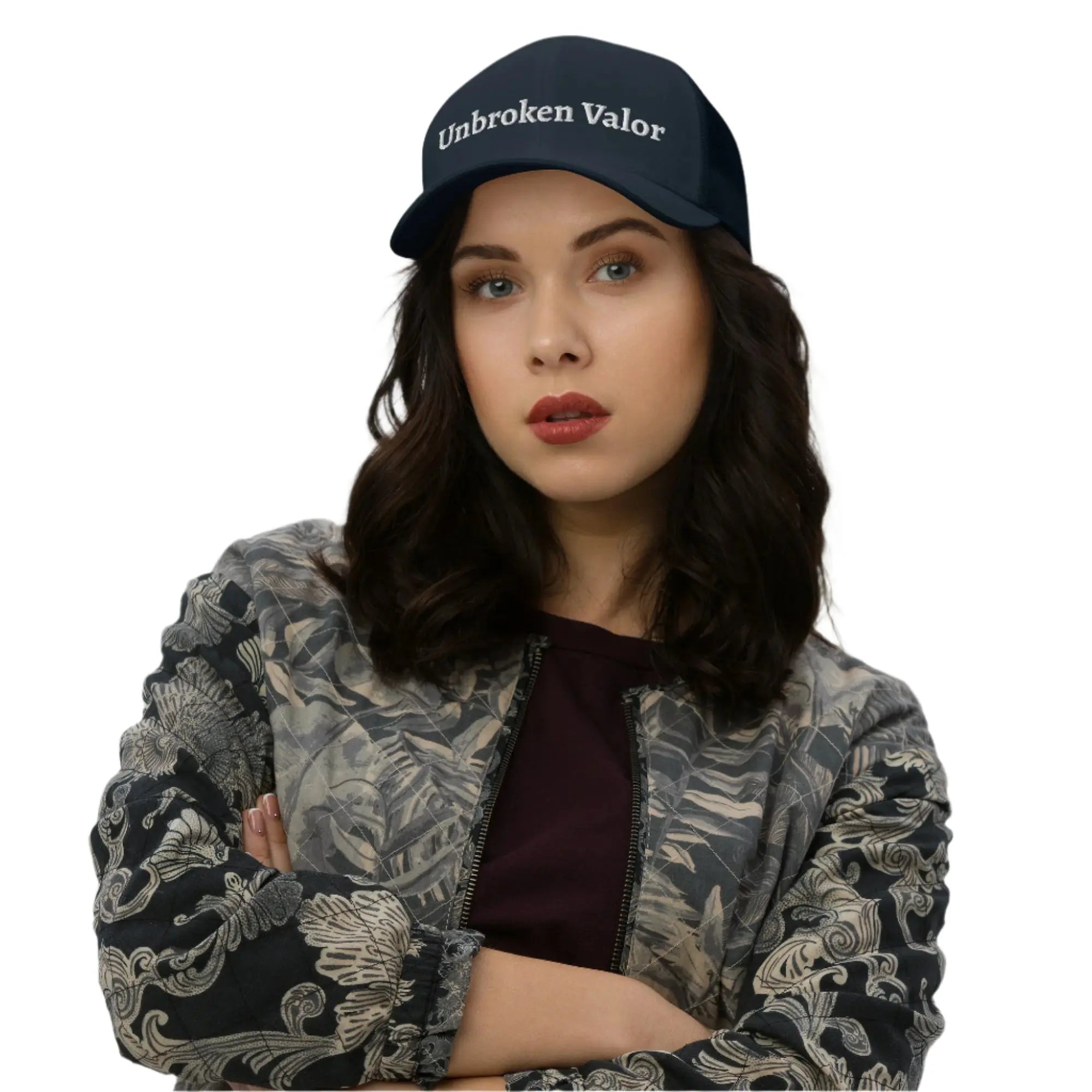 Unbroken Valor - Veterans Mental Health Awareness Trucker Hat TENWRA™