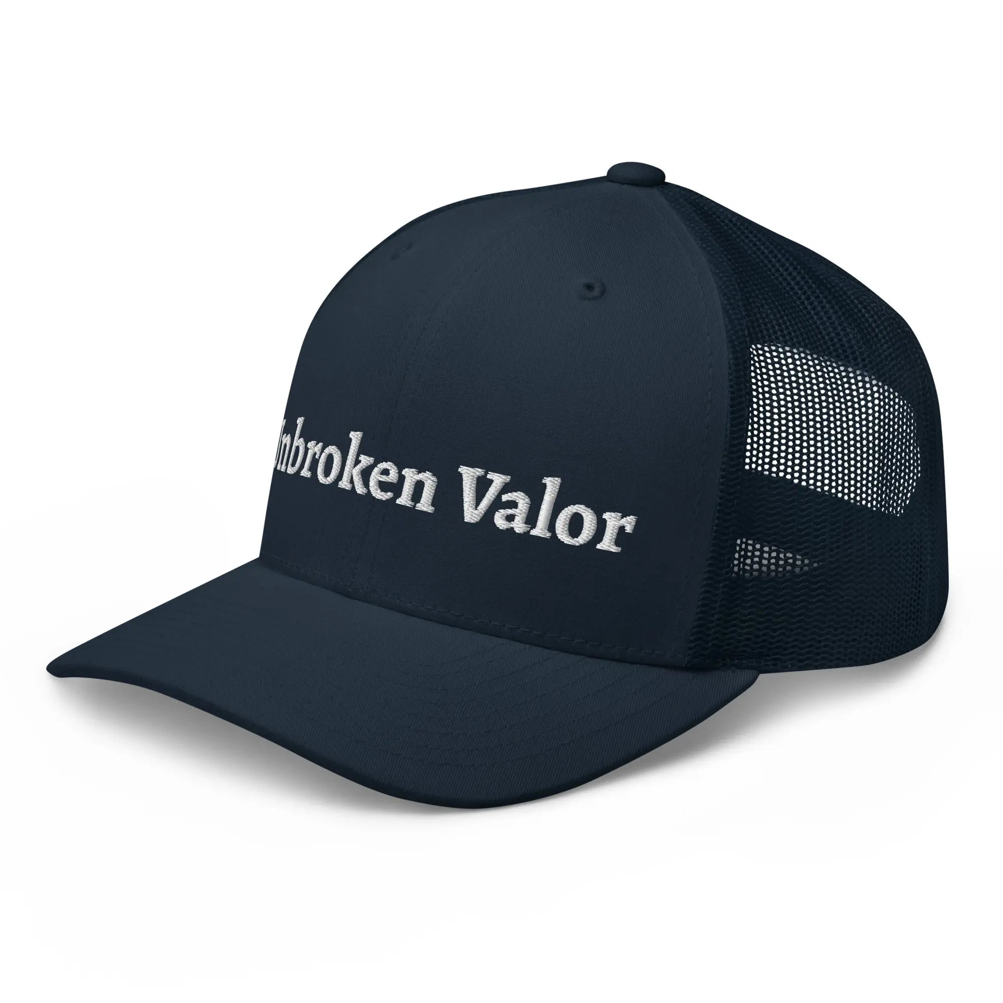 Unbroken Valor - Veterans Mental Health Awareness Trucker Hat TENWRA™