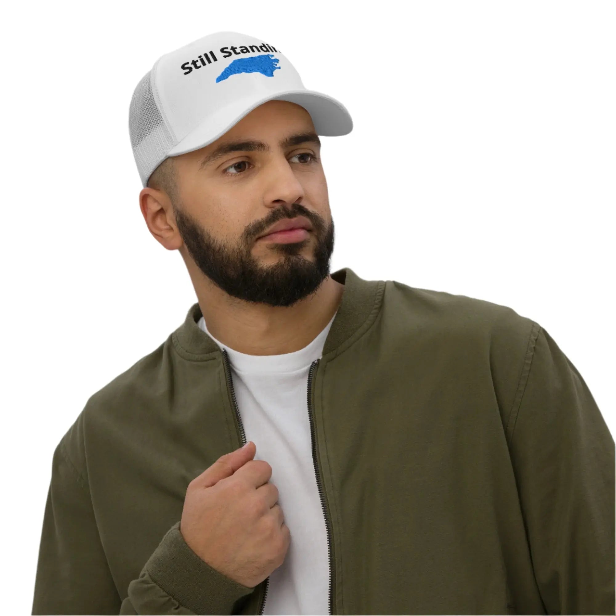 Still Standing - Hurricane Helene Natural Disaster Relief Trucker Hat TENWRA™