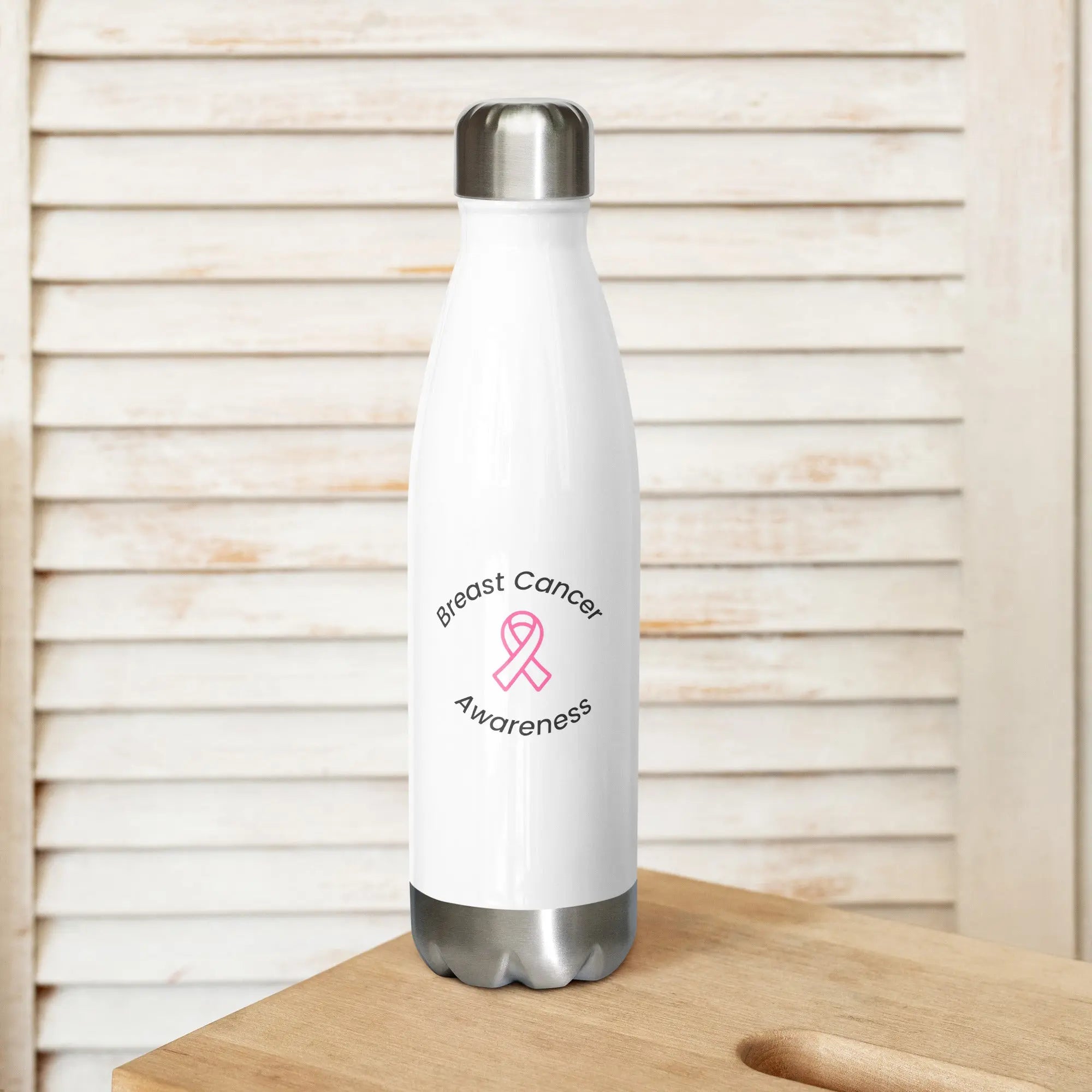 Breast Cancer Awareness Stainless Steel Water Bottle TENWRA™