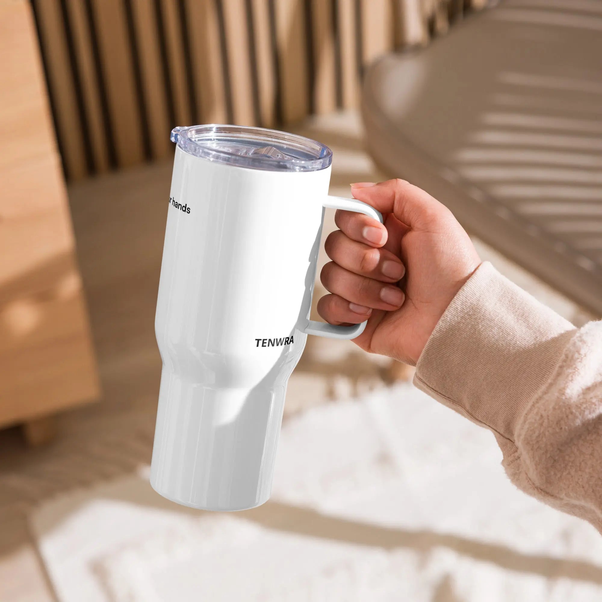His heart fuels our hands - Christian Outreach Travel Tumbler TENWRA™