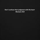 Don't confuse their judgment - Premium Christian Outreach Hoodie TENWRA™