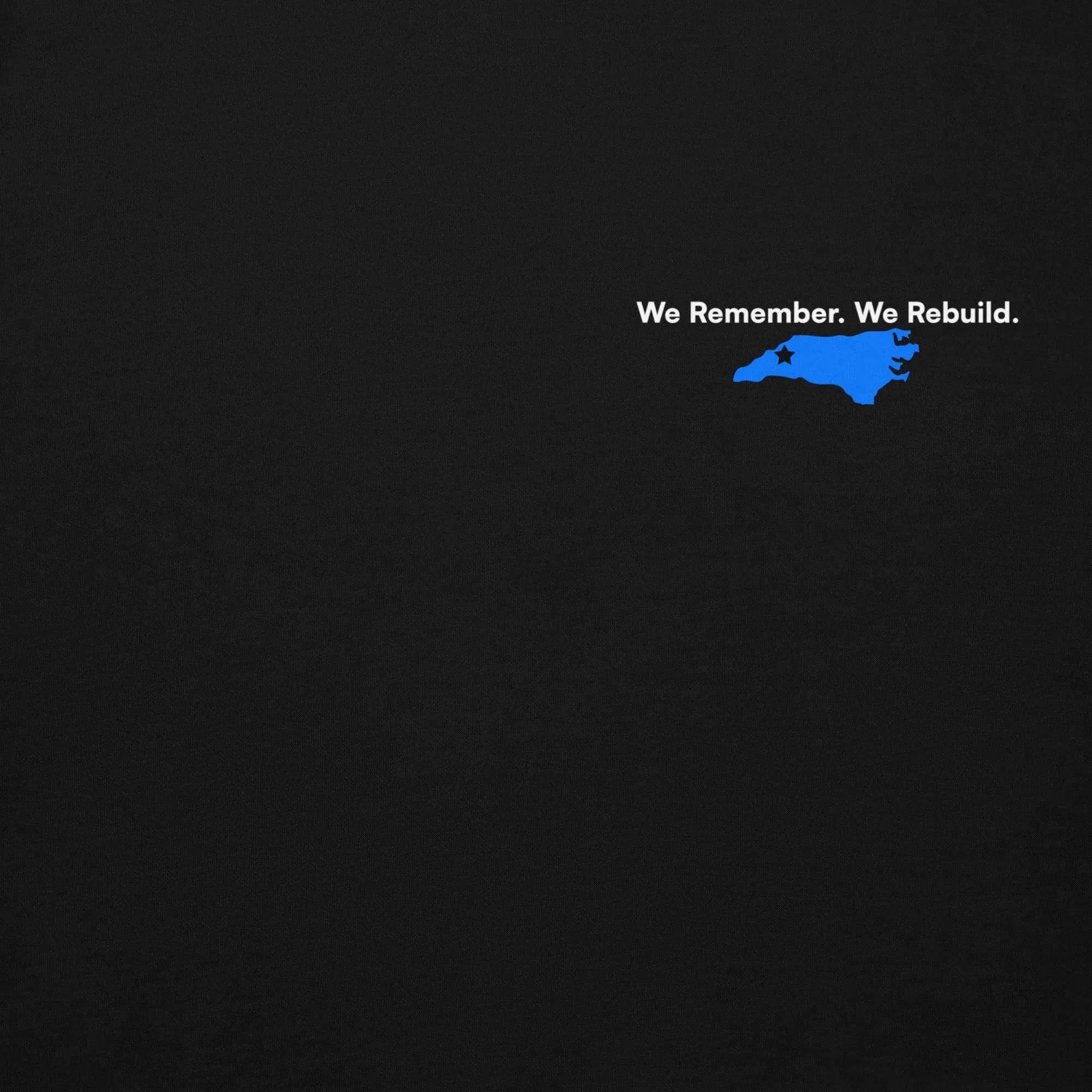 We Remember. We Rebuild - Premium Hurricane Helene Natural Disaster Relief Hoodie TENWRA™