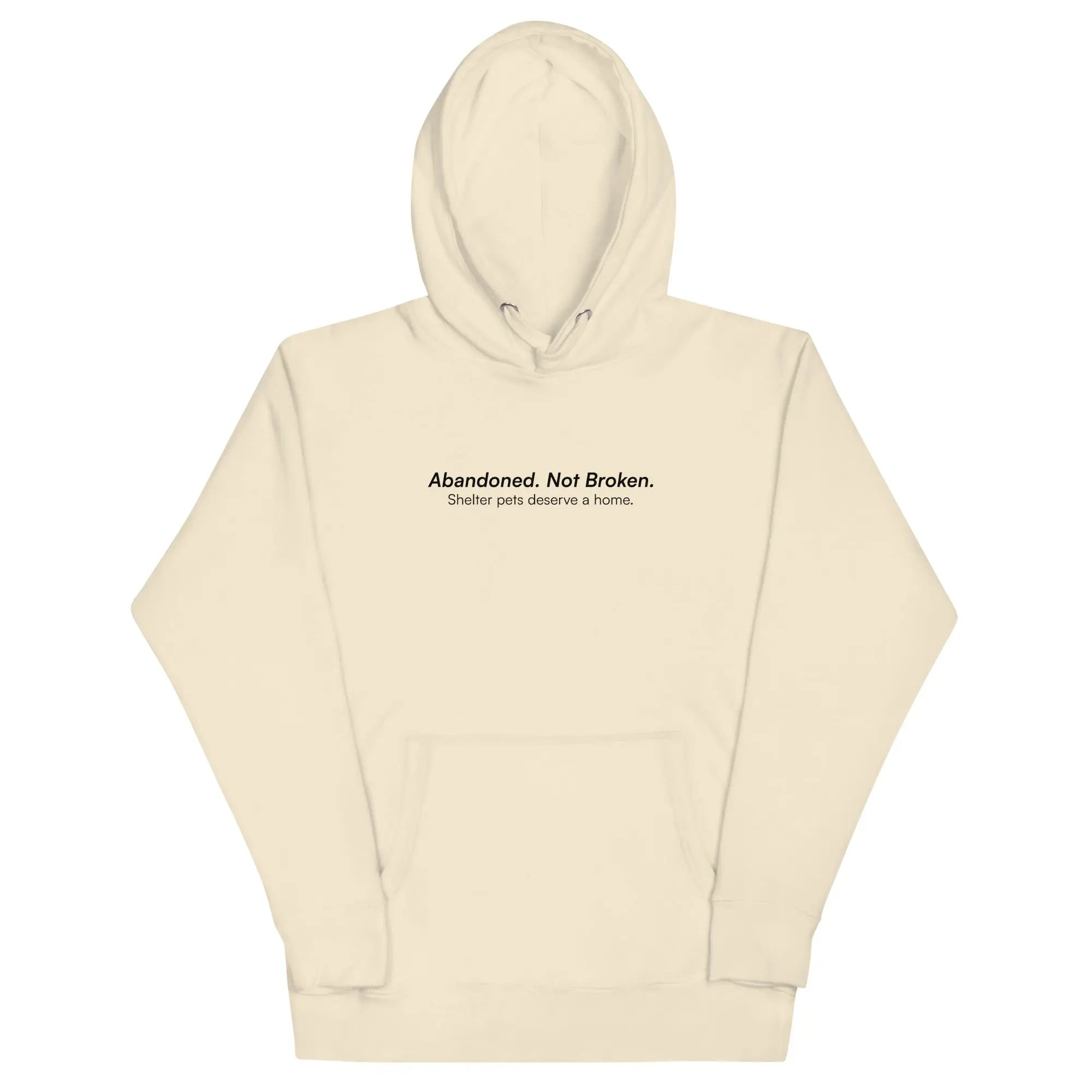 Abandoned. Not Broken. - Premium Animal Rescue & Adoption Awareness Hoodie TENWRA™
