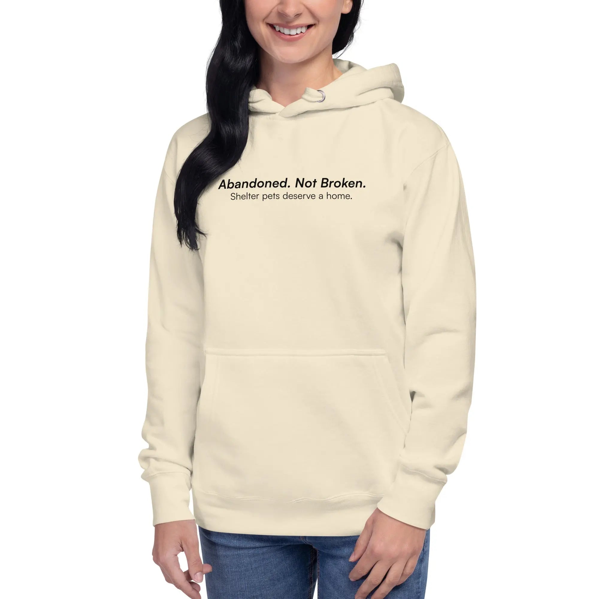 Abandoned. Not Broken. - Premium Animal Rescue & Adoption Awareness Hoodie TENWRA™