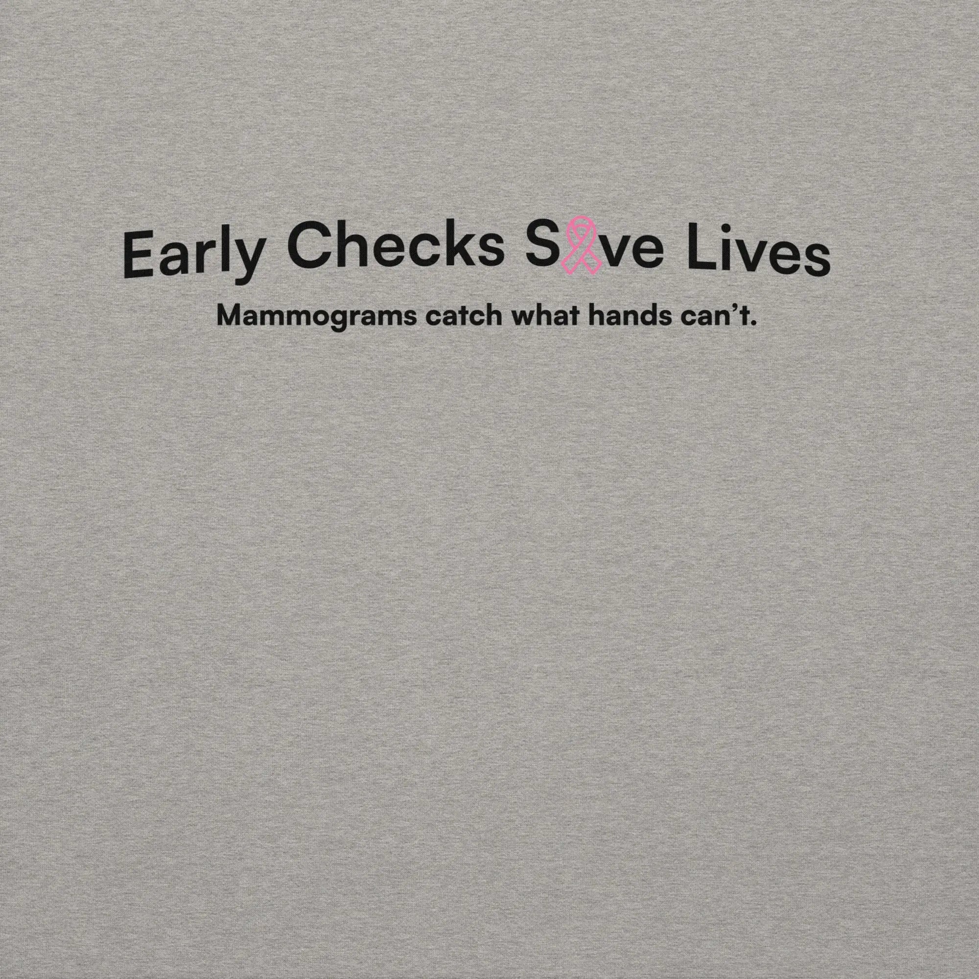 Early Checks Save Lives - Premium Breast Cancer Awareness Hoodie TENWRA™