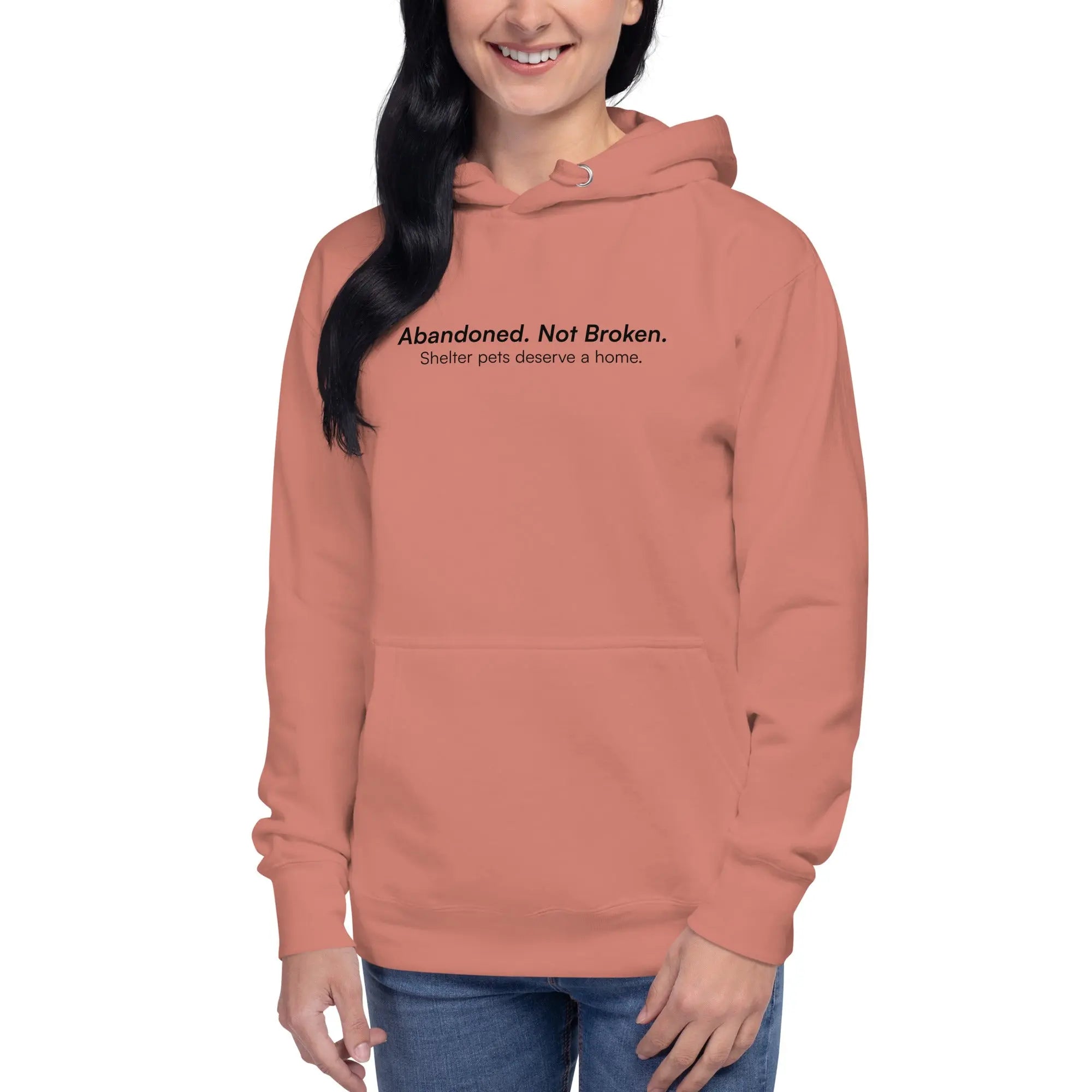 Abandoned. Not Broken. - Premium Animal Rescue & Adoption Awareness Hoodie TENWRA™