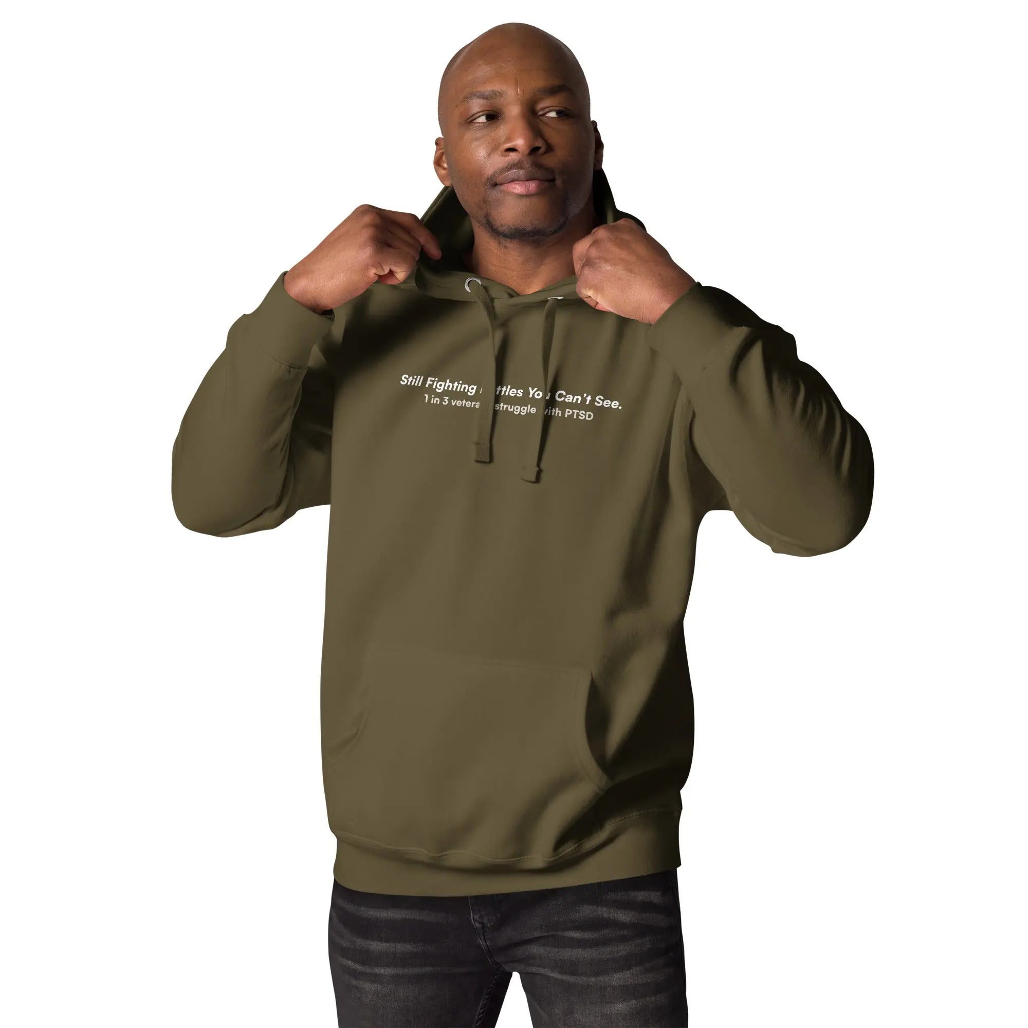 Still Fighting Battles You Can’t See. - Premium Veterans Mental Health Awareness Hoodie TENWRA™