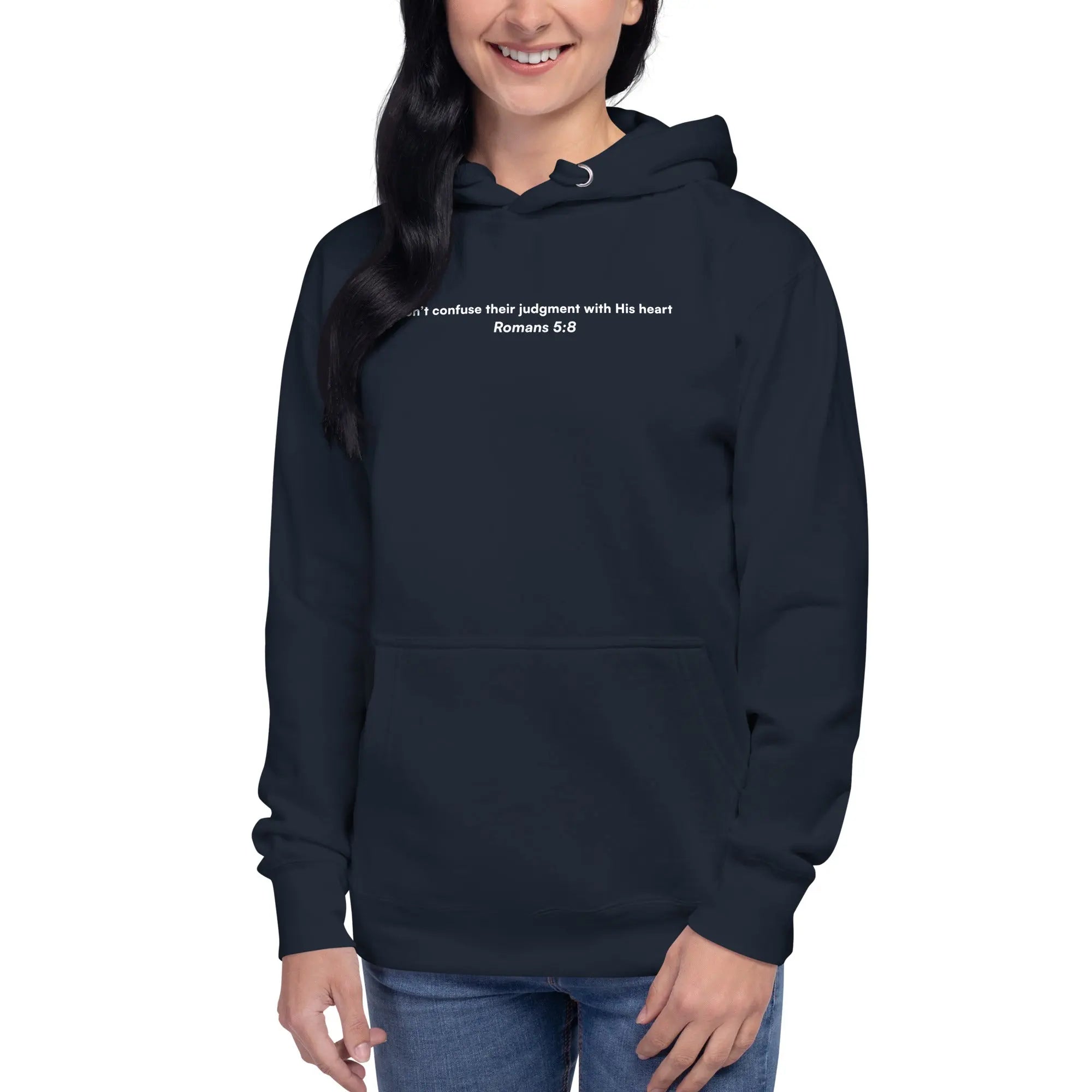 Don't confuse their judgment - Premium Christian Outreach Hoodie TENWRA™