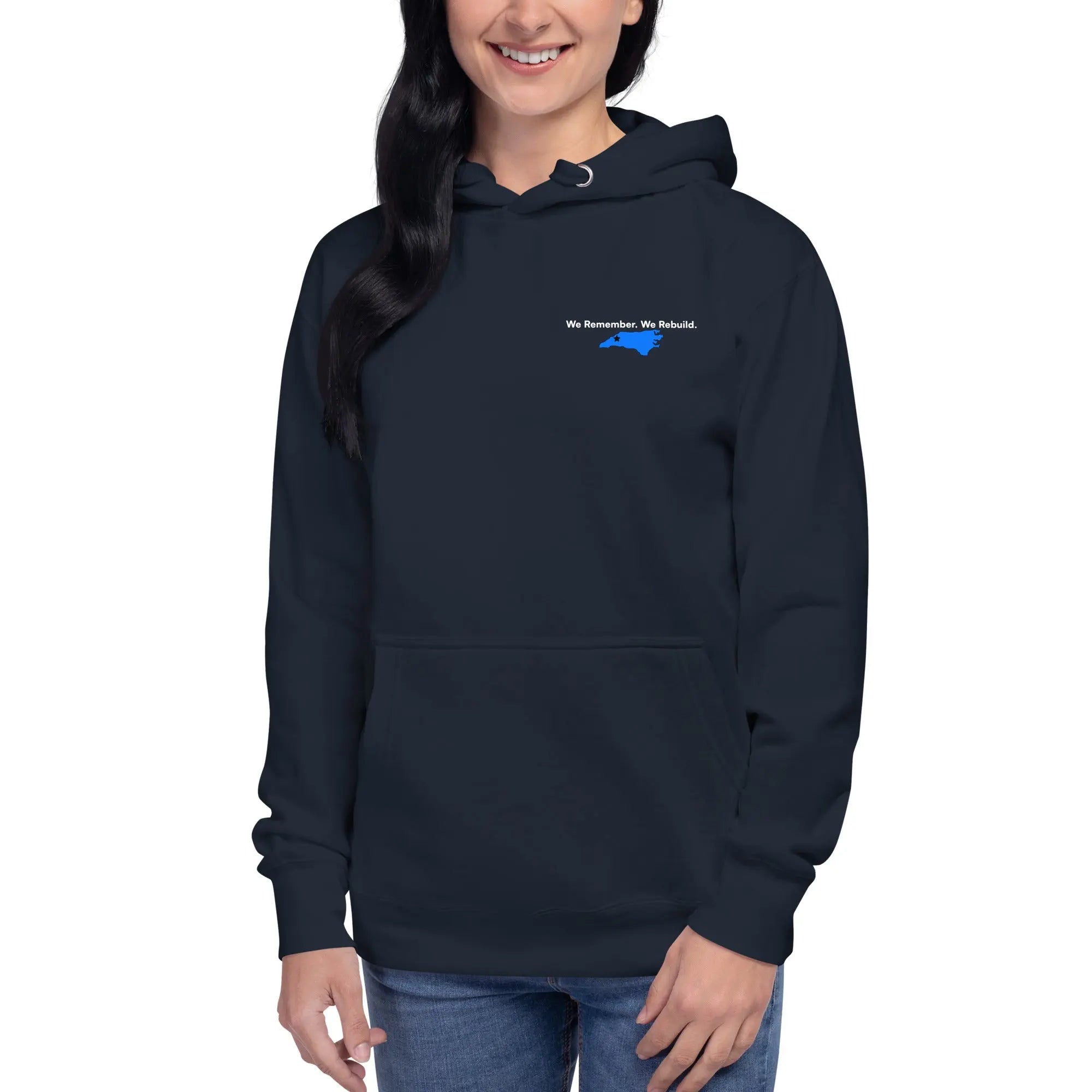 We Remember. We Rebuild - Premium Hurricane Helene Natural Disaster Relief Hoodie TENWRA™