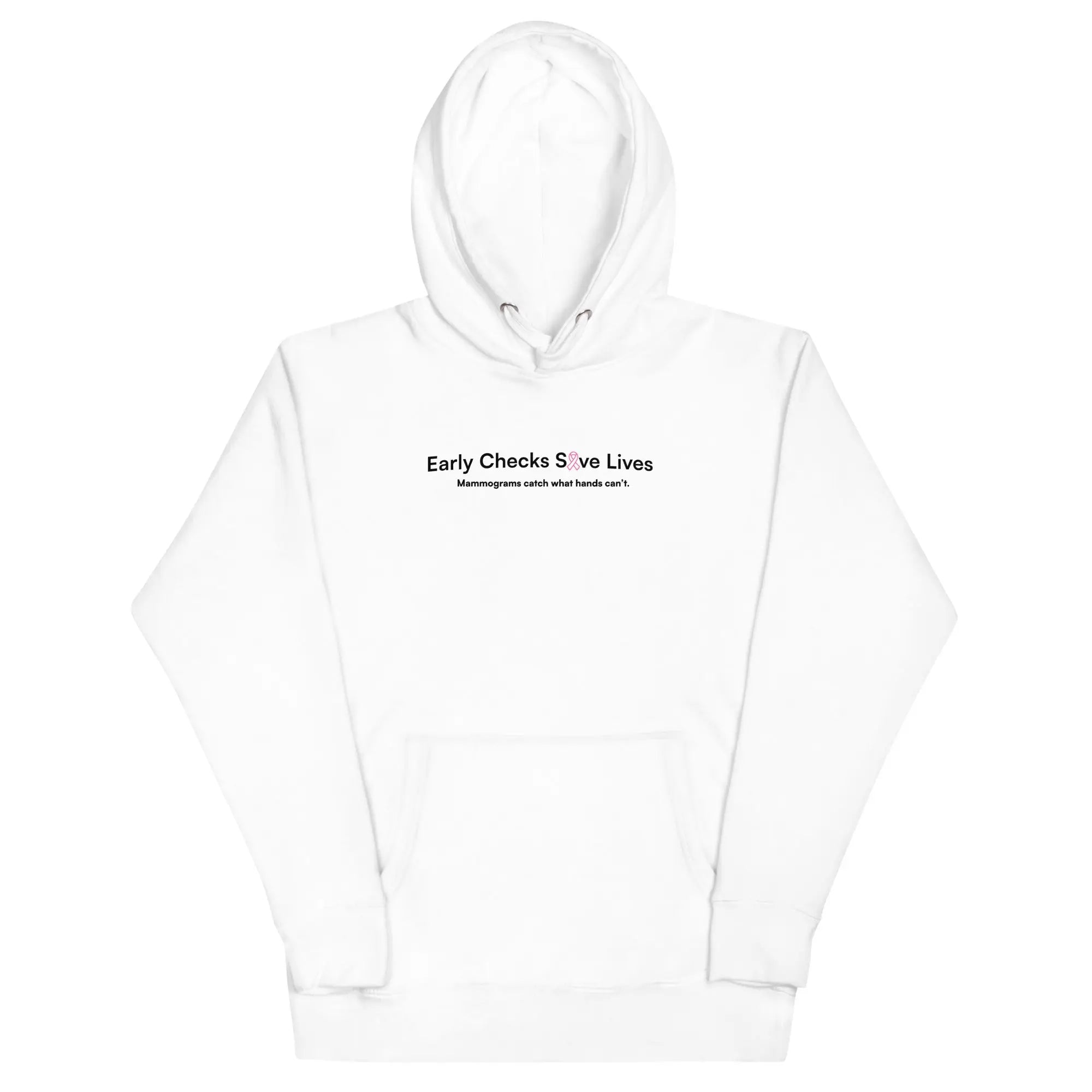 Early Checks Save Lives - Premium Breast Cancer Awareness Hoodie TENWRA™