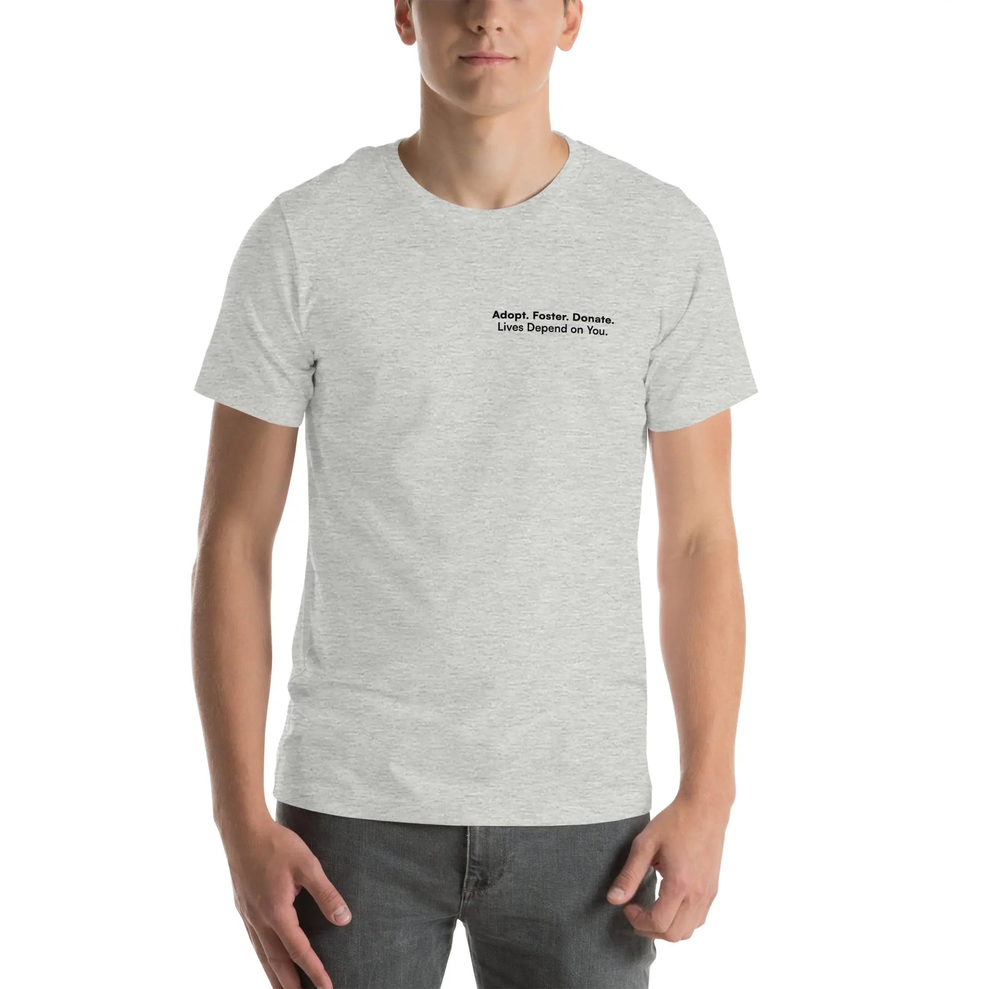 Adopt. Foster. Donate. - Animal Rescue & Adoption Awareness T-Shirt TENWRA™