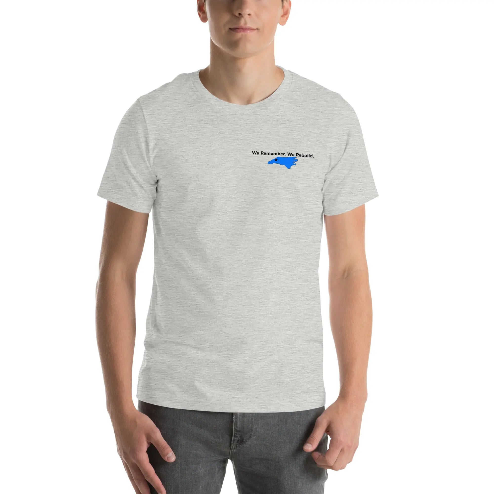 We Remember. We Rebuild. - Hurricane Helene Natural Disaster Relief T-Shirt TENWRA™