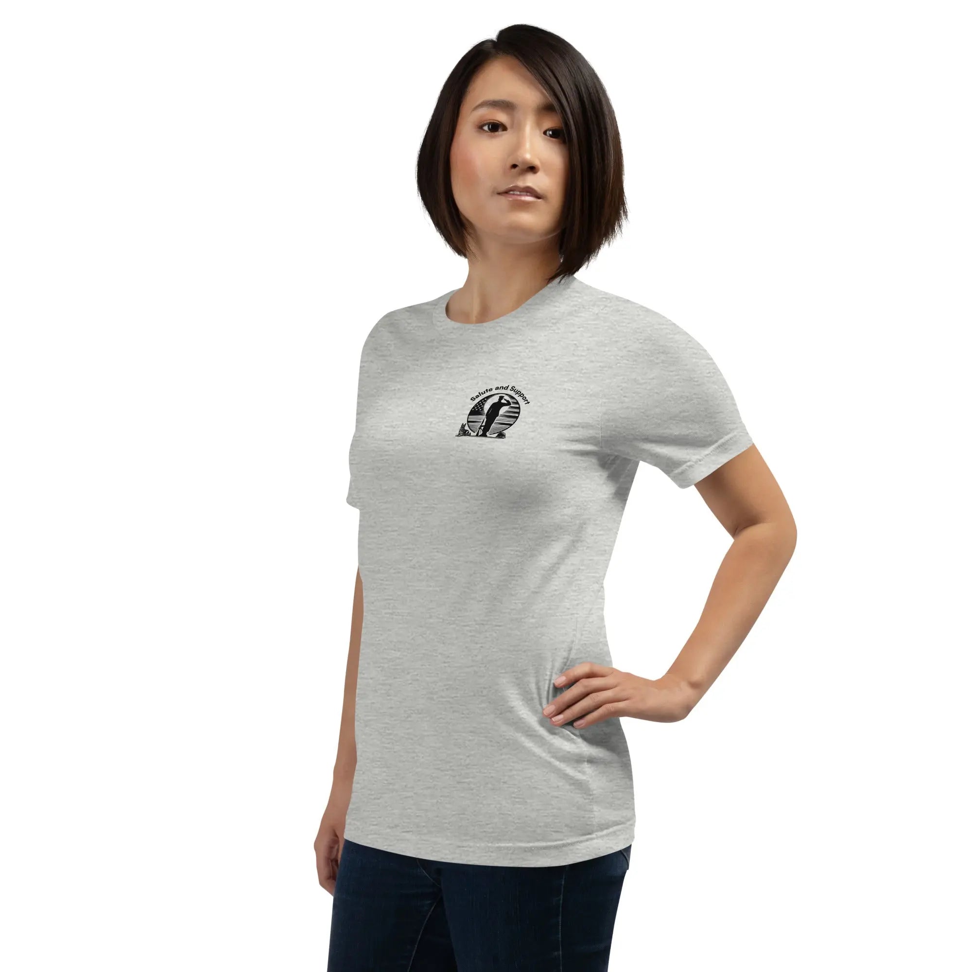 Salute and Support - Veterans Mental Health Awareness T-Shirt TENWRA™