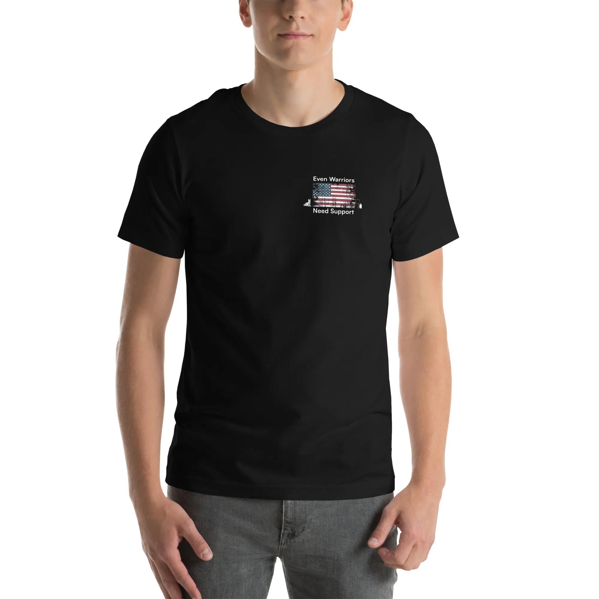 Even Warriors Need Support - Veterans Mental Health Awareness T-Shirt TENWRA™