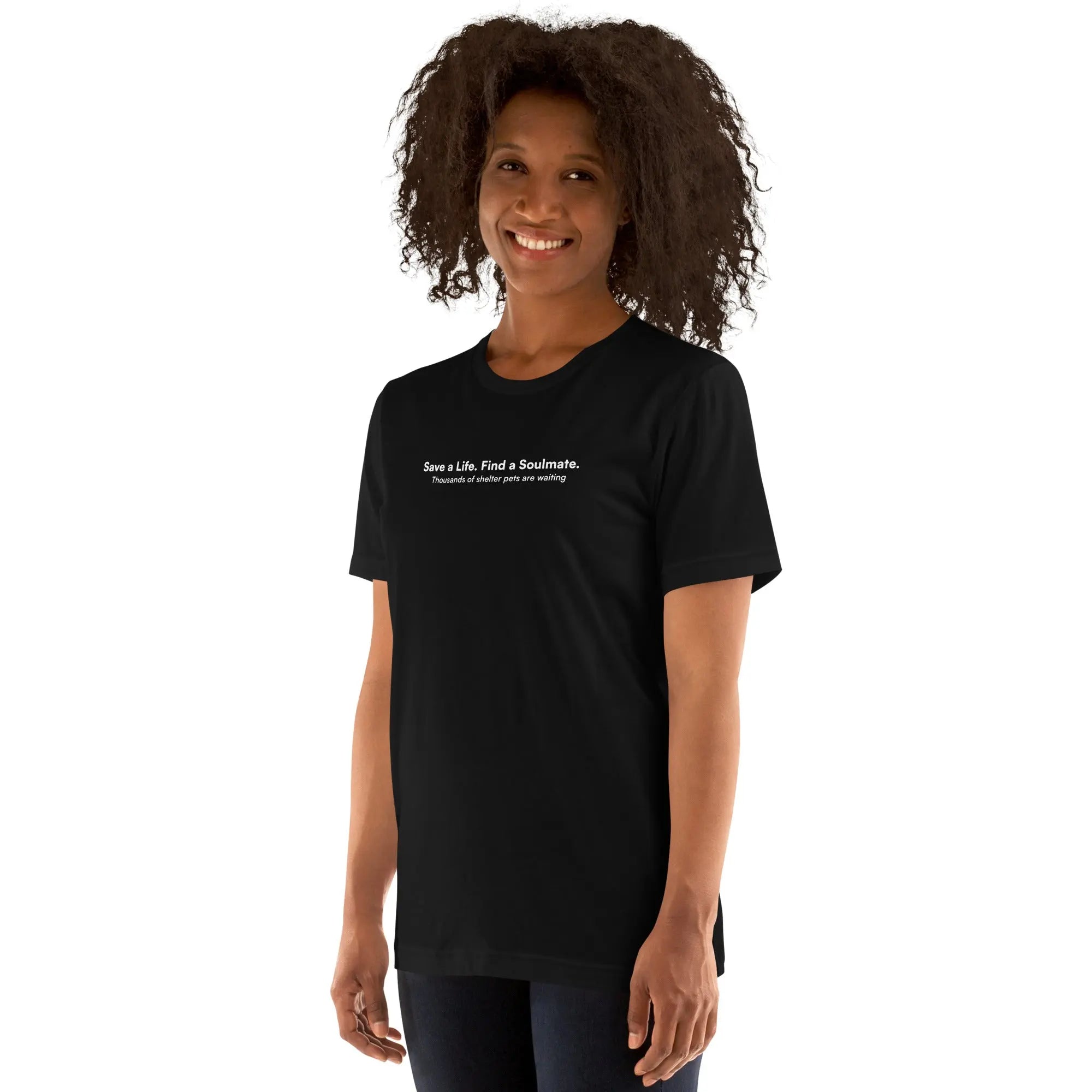 Save a Life. Find a Soulmate. - Animal Rescue & Adoption Awareness T-Shirt TENWRA™
