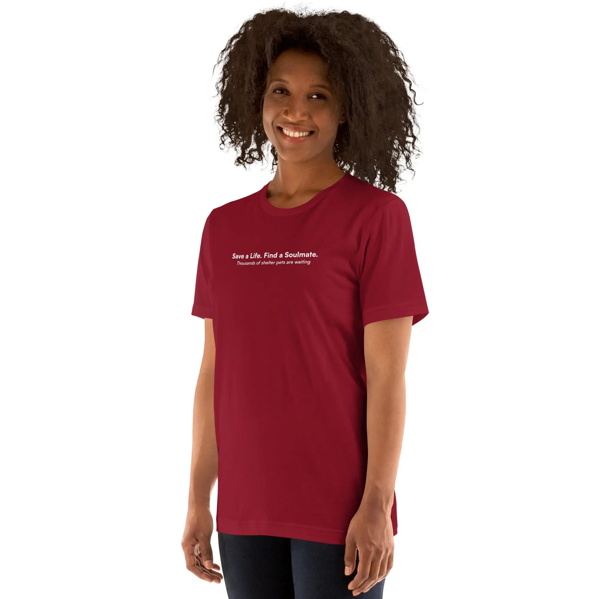 Save a Life. Find a Soulmate. - Animal Rescue & Adoption Awareness T-Shirt TENWRA™
