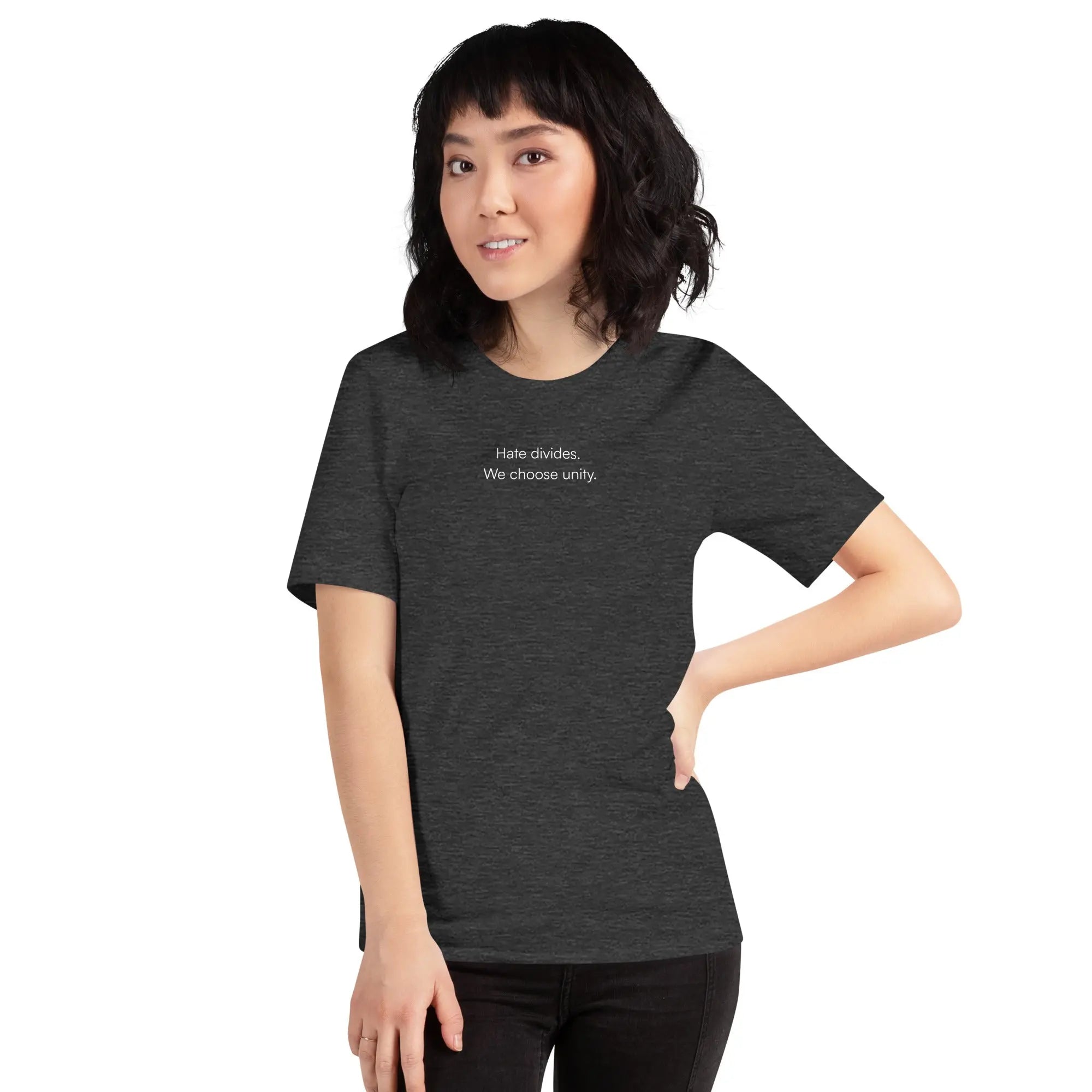 Hate Divides. We Choose Unity. - Together Against Hate T-Shirt TENWRA™