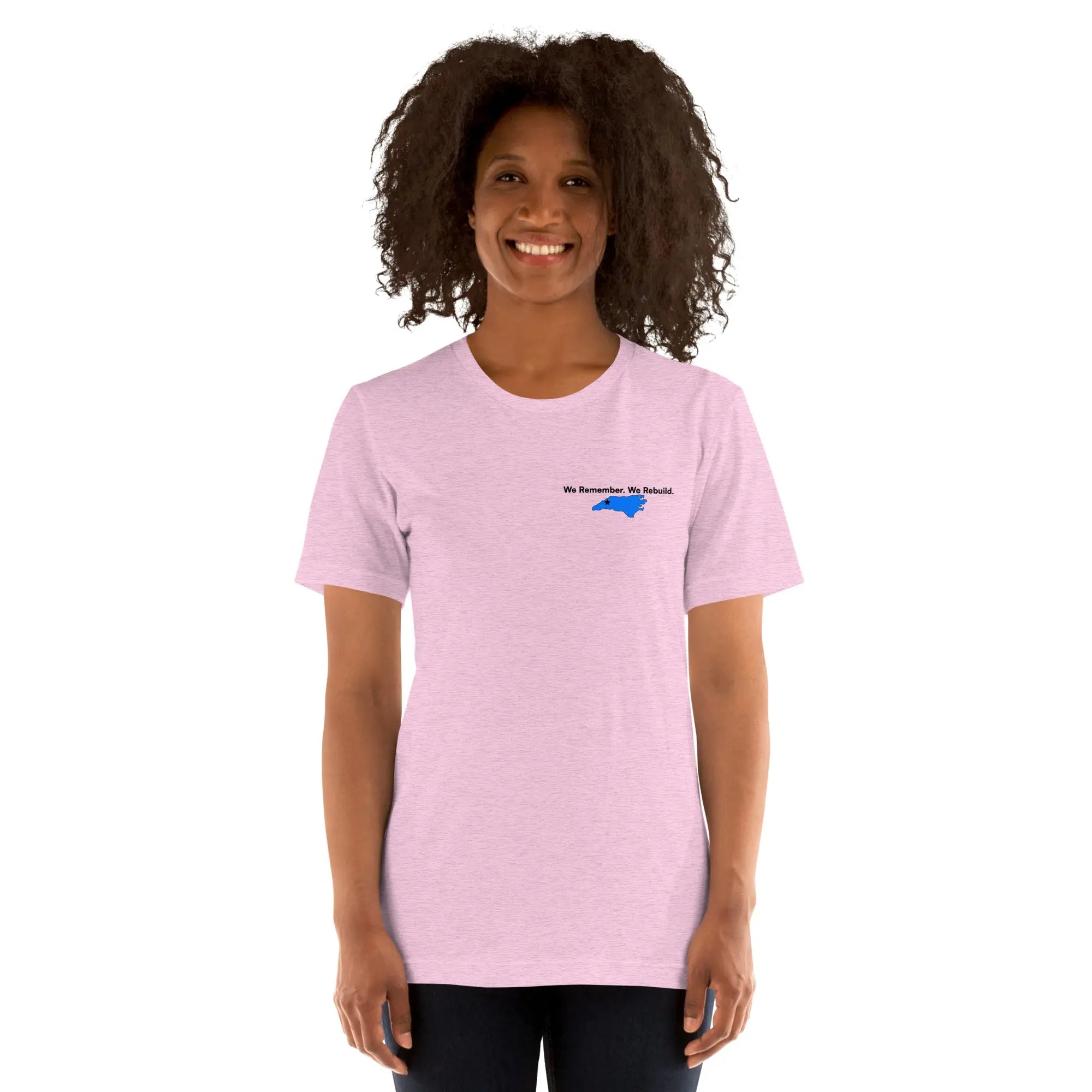 We Remember. We Rebuild. - Hurricane Helene Natural Disaster Relief T-Shirt TENWRA™