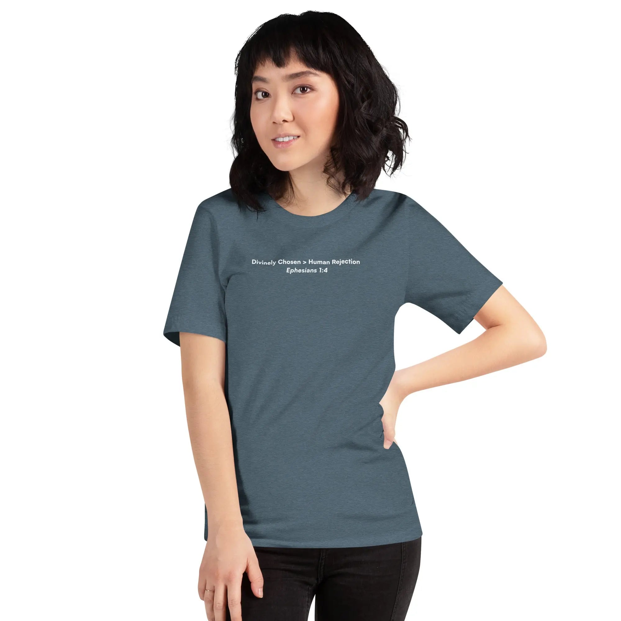 Divinely Chosen > Human Rejection - Christian Outreach T-Shirt TENWRA™