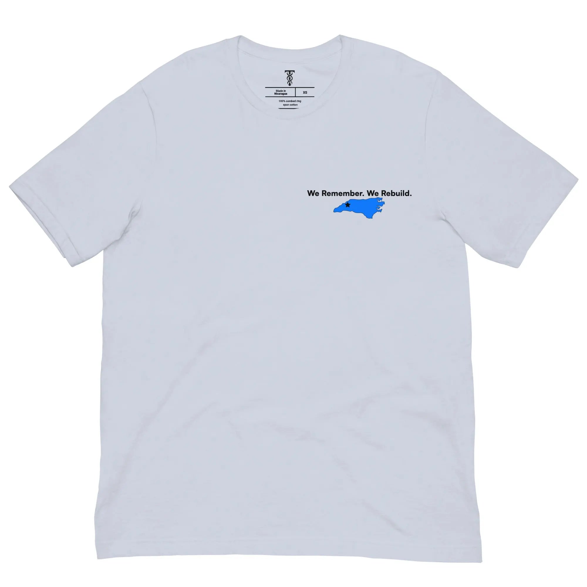 We Remember. We Rebuild. - Hurricane Helene Natural Disaster Relief T-Shirt TENWRA™