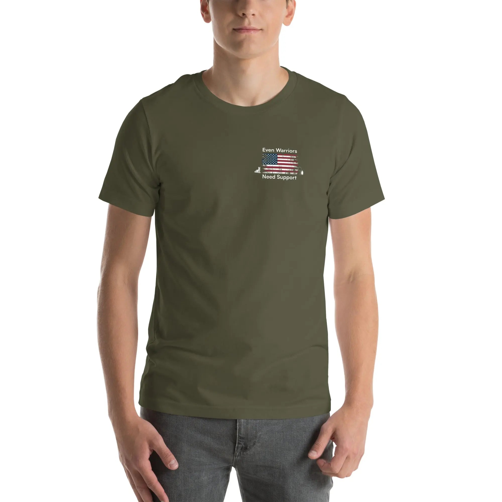 Even Warriors Need Support - Veterans Mental Health Awareness T-Shirt TENWRA™