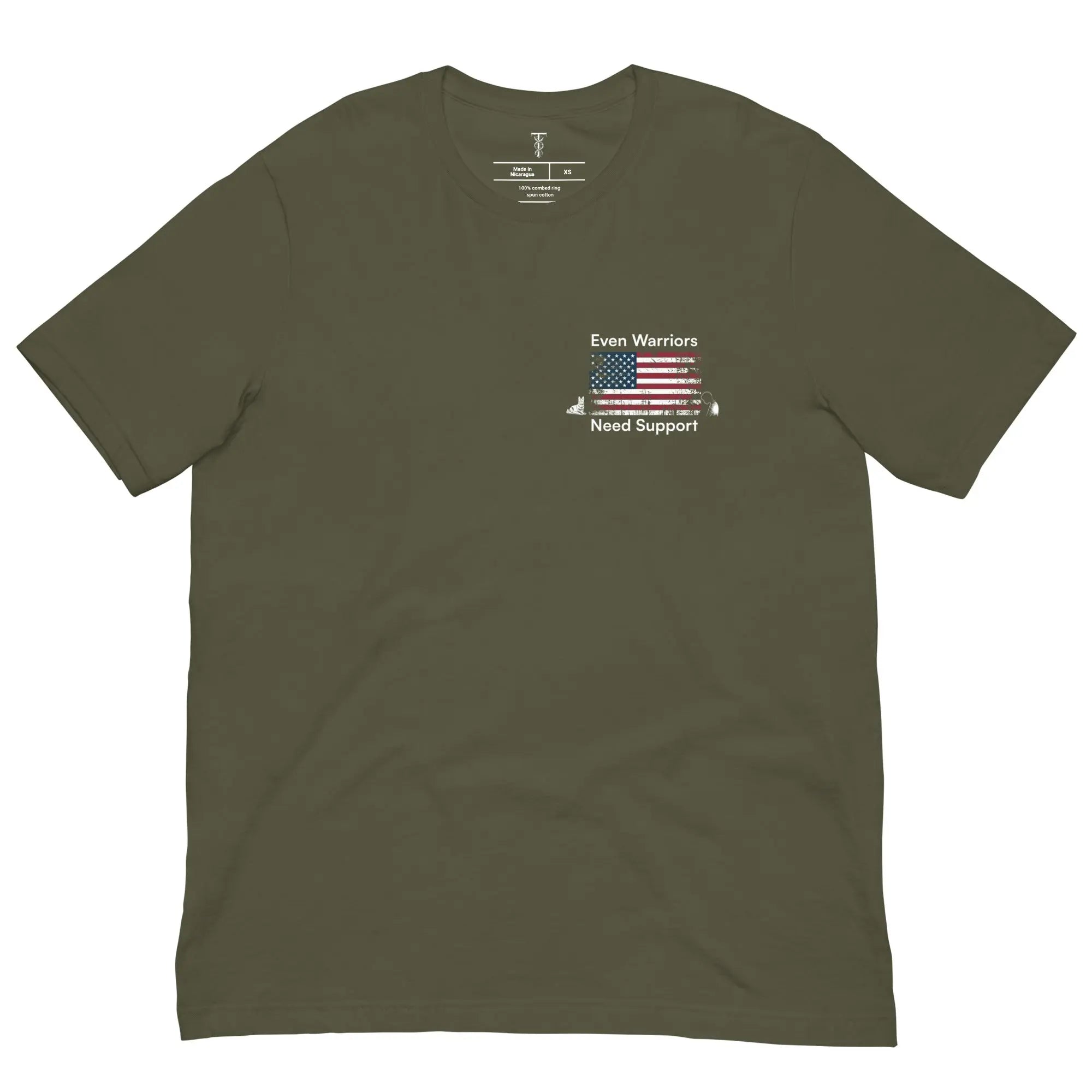 Even Warriors Need Support - Veterans Mental Health Awareness T-Shirt TENWRA™