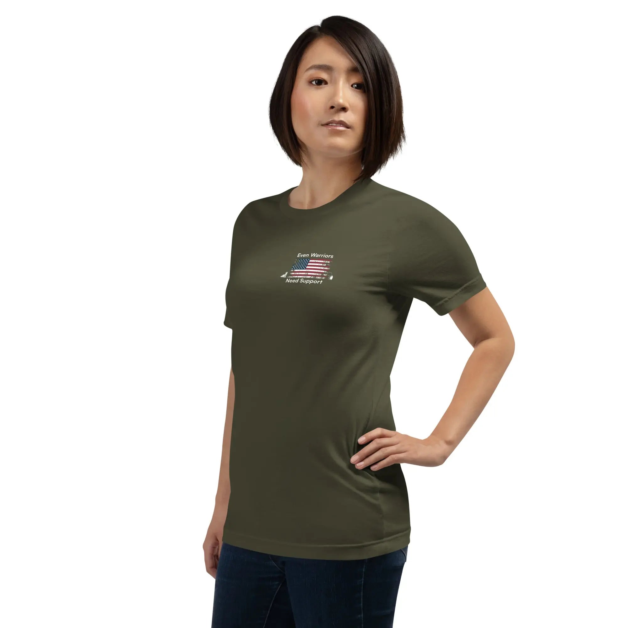 Even Warriors Need Support - Veterans Mental Health Awareness T-Shirt TENWRA™