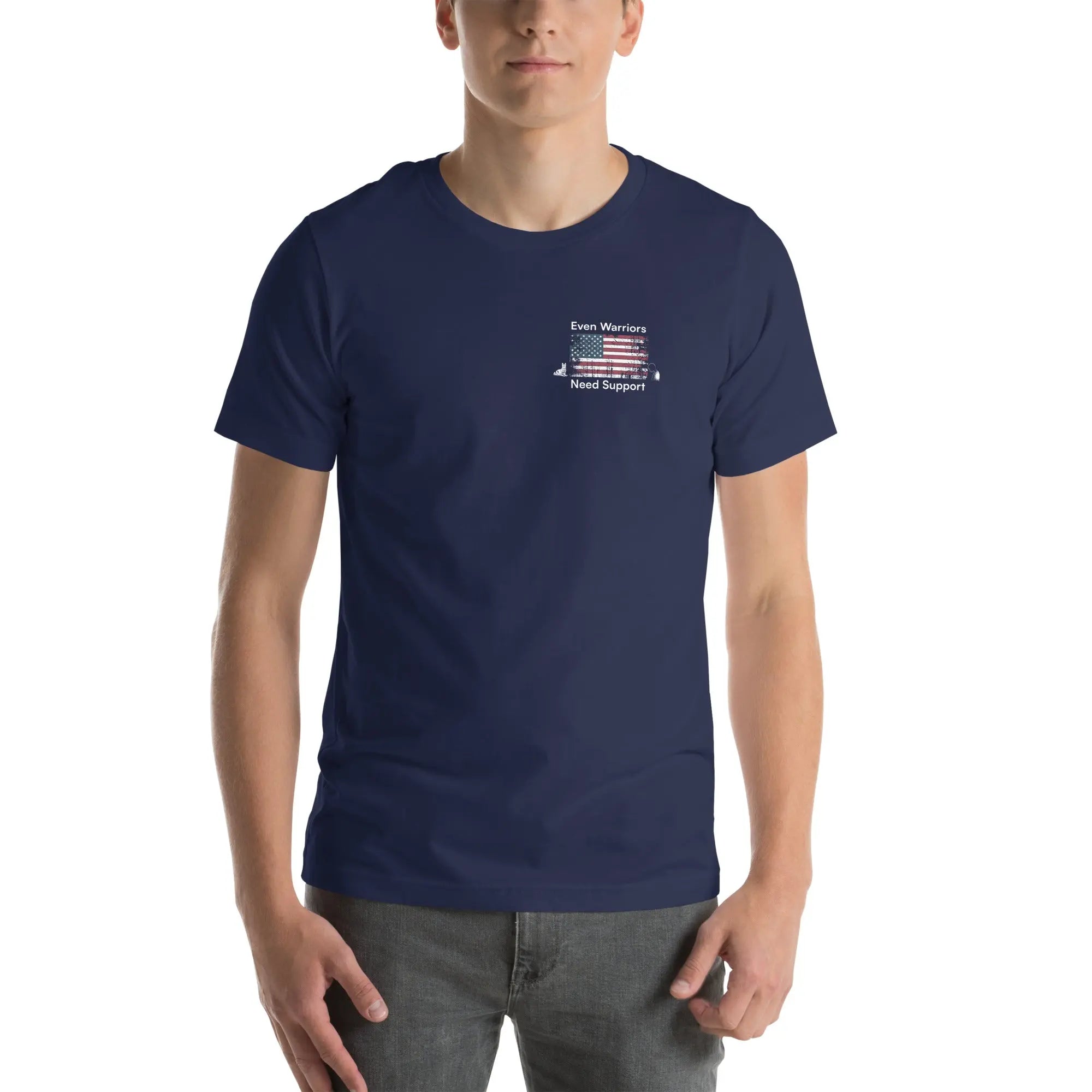 Even Warriors Need Support - Veterans Mental Health Awareness T-Shirt TENWRA™