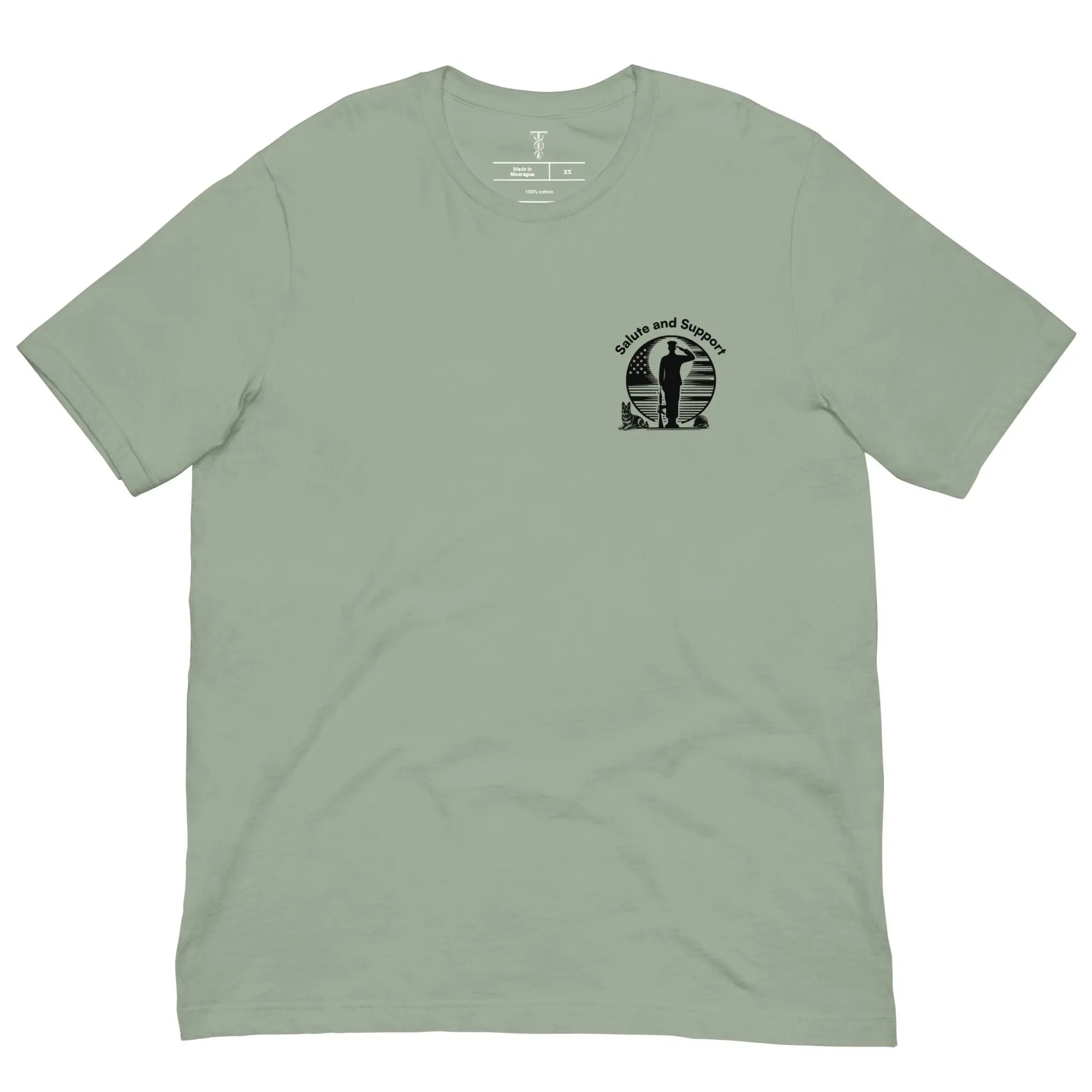Salute and Support - Veterans Mental Health Awareness T-Shirt TENWRA™