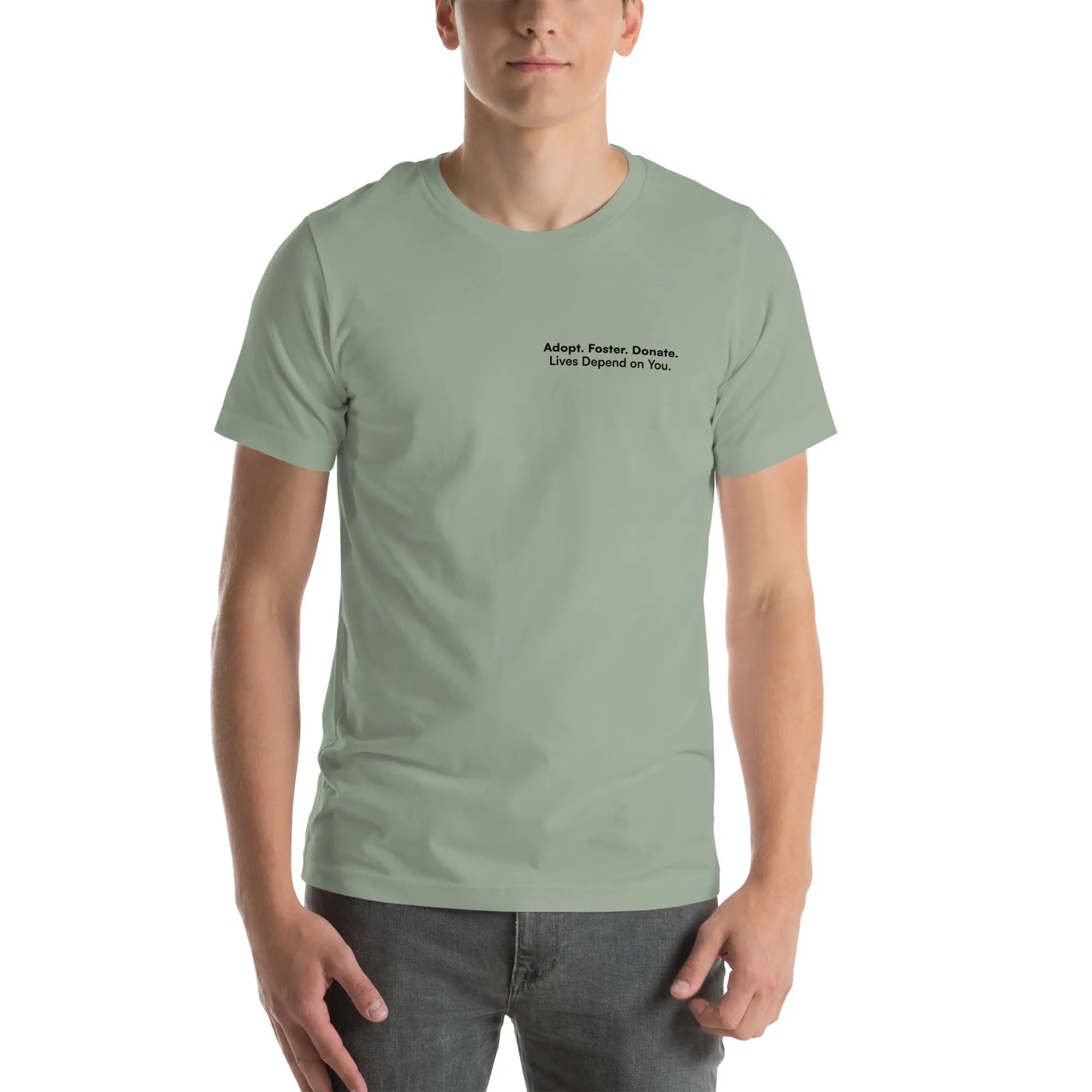 Adopt. Foster. Donate. - Animal Rescue & Adoption Awareness T-Shirt TENWRA™
