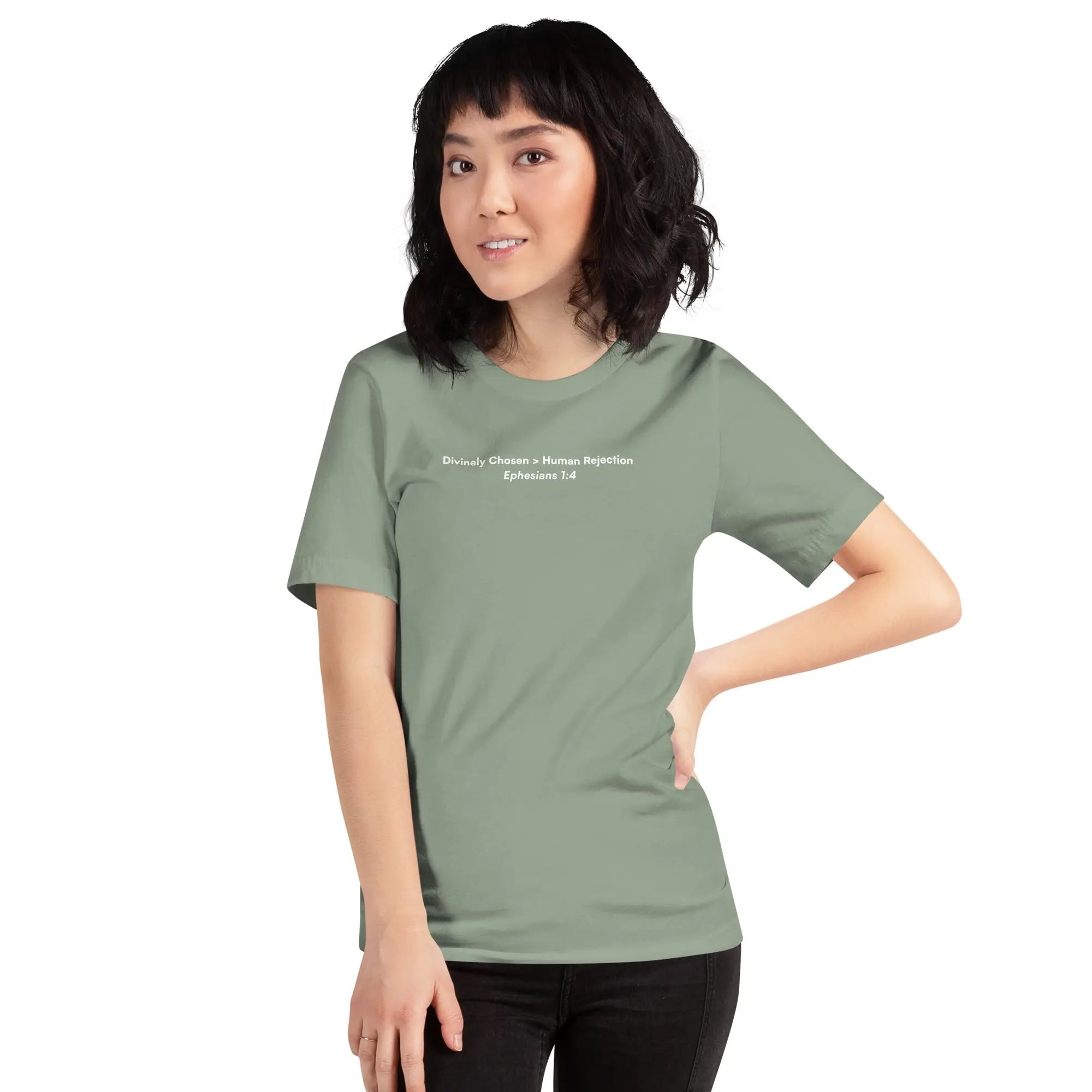 Divinely Chosen > Human Rejection - Christian Outreach T-Shirt TENWRA™
