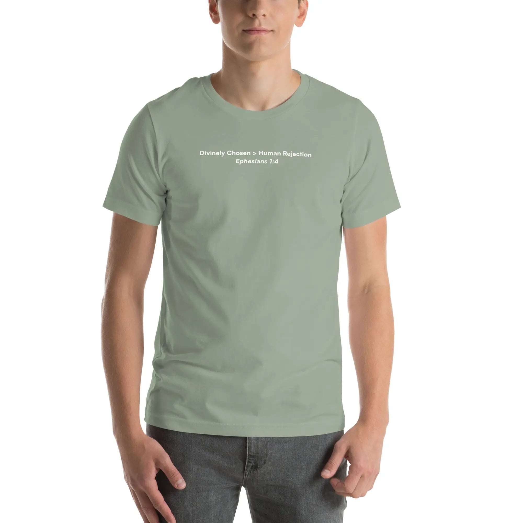 Divinely Chosen > Human Rejection - Christian Outreach T-Shirt TENWRA™